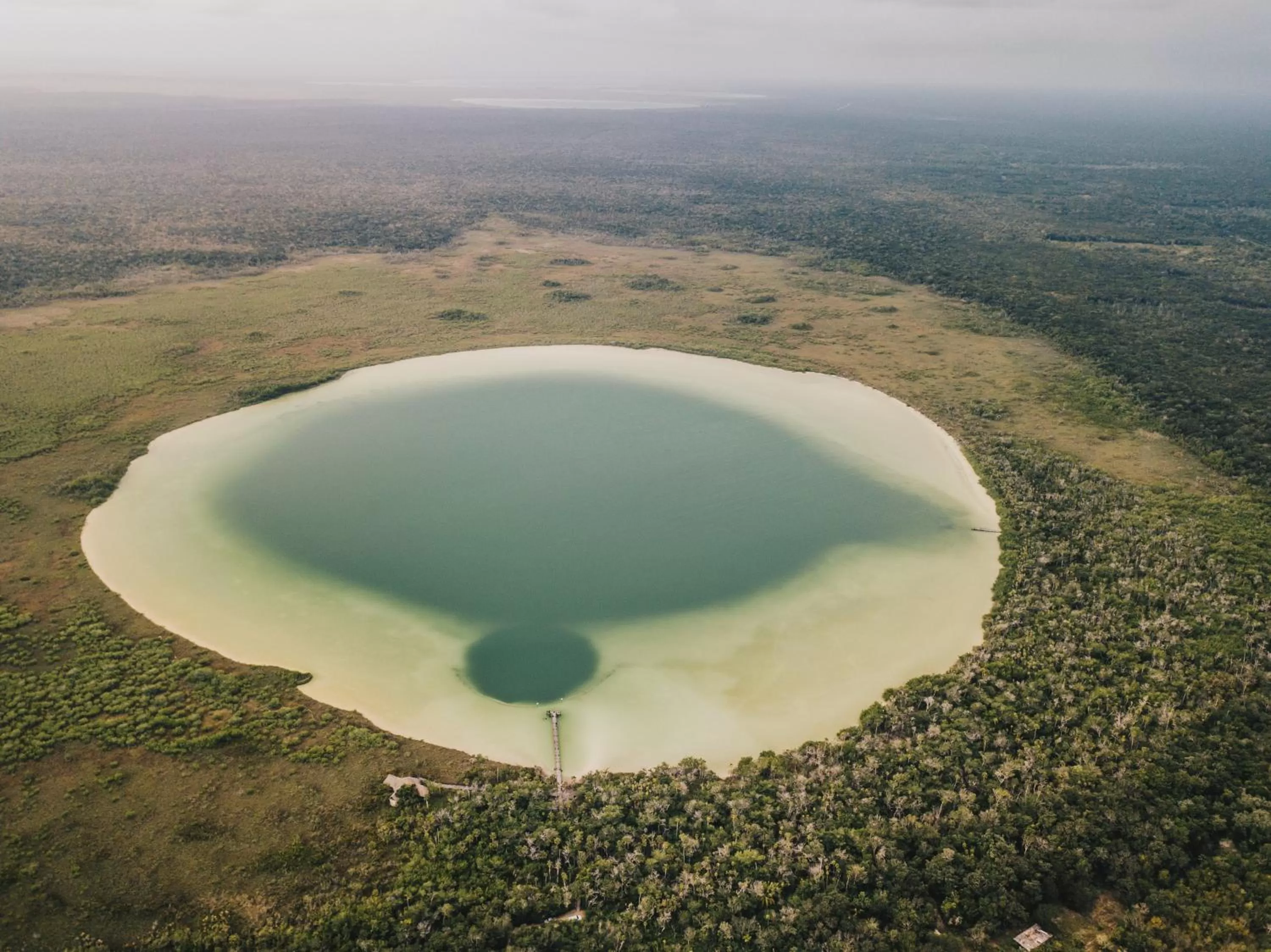 Diving, Bird's-eye View in Hotelito Azul