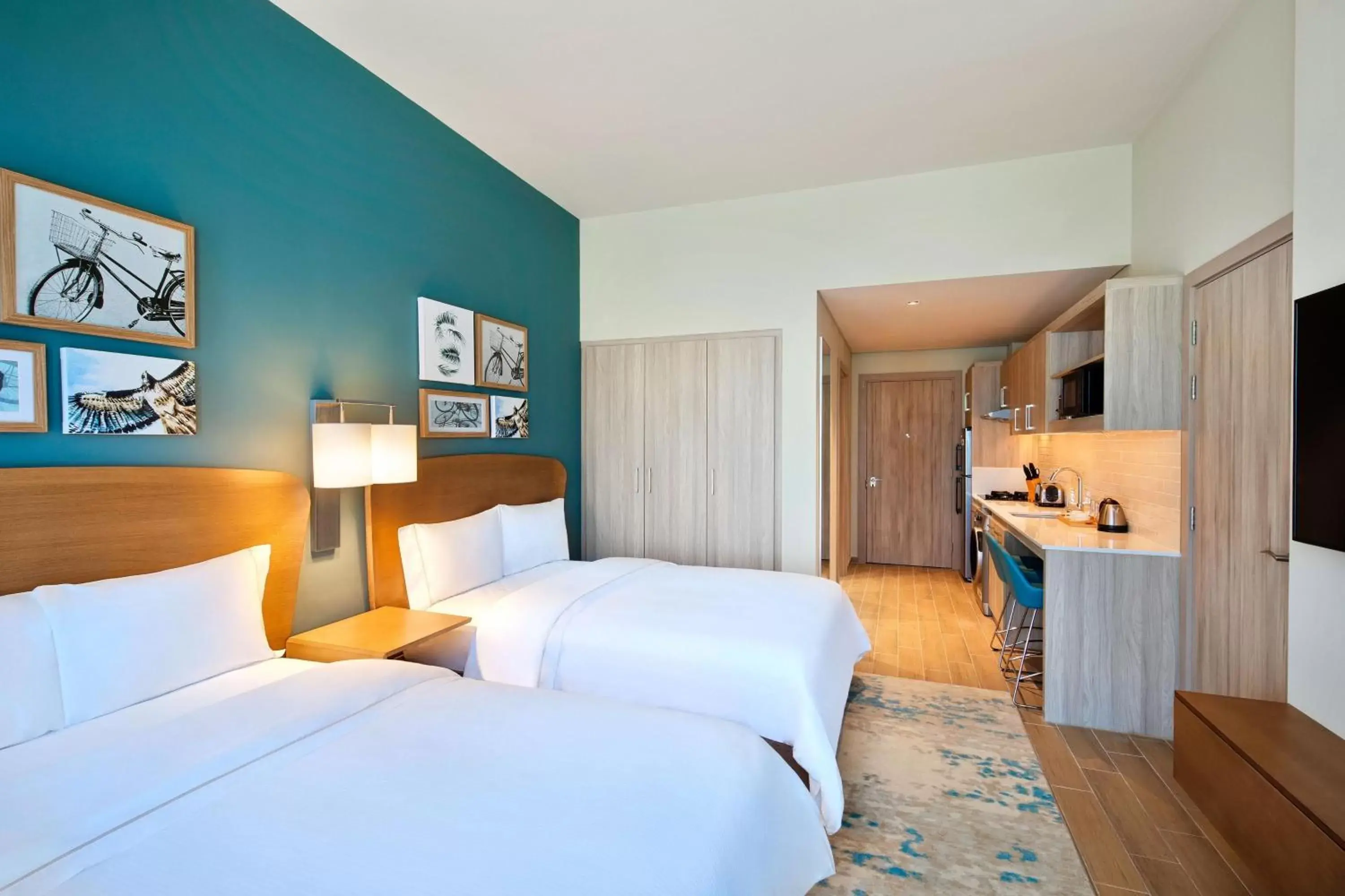 Studio with 2 Double Beds (Complimentary Transfer to Dubai Mall, Festival City Mall, J1 Beach & Al Jaddaf Metro) in Element Al Jaddaf, Dubai Studio with 2 Double Beds (Complimentary Transfer to Dubai Mall, Festival City Mall, J1 Beach & Al Jaddaf Metro) in Element Al Jaddaf, Dubai