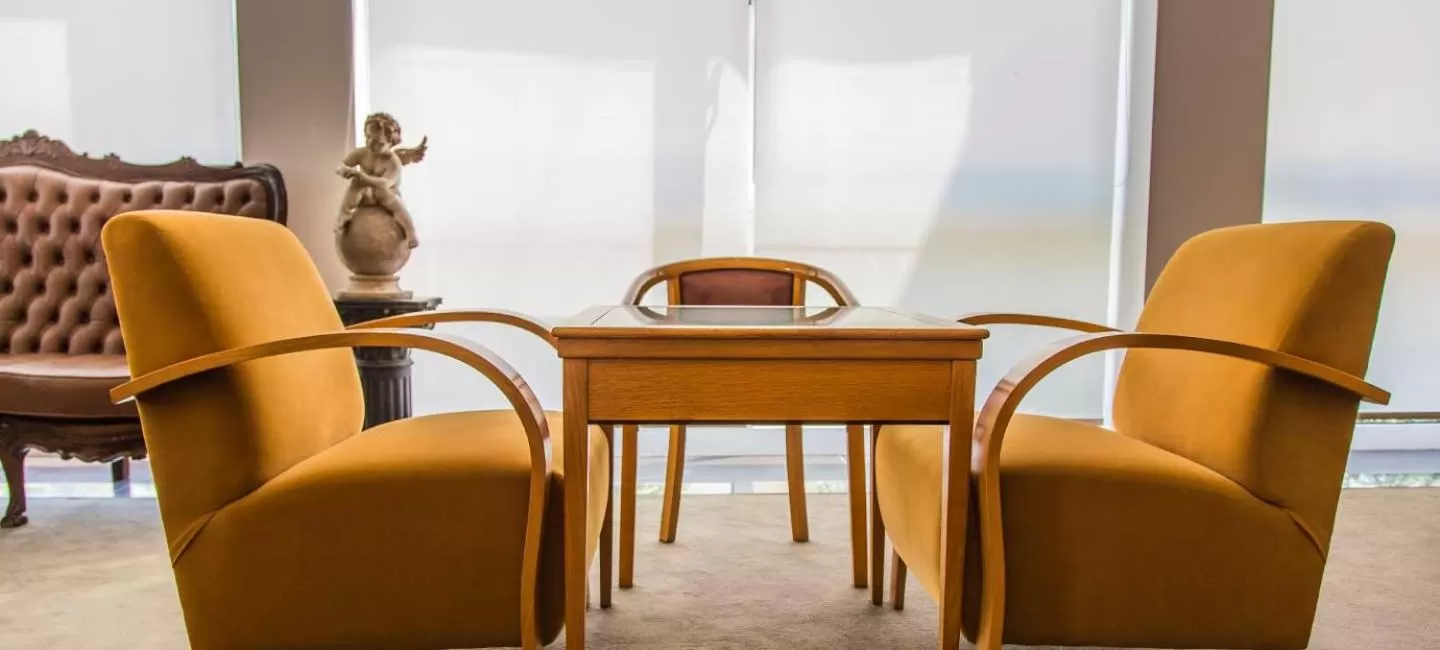 Lobby or reception in Hotel Columbano