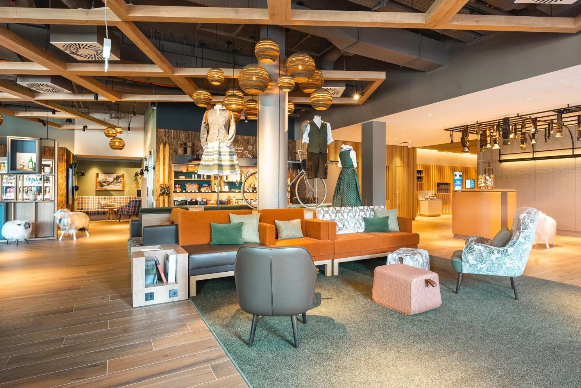 Lobby or reception in aja Garmisch-Partenkirchen