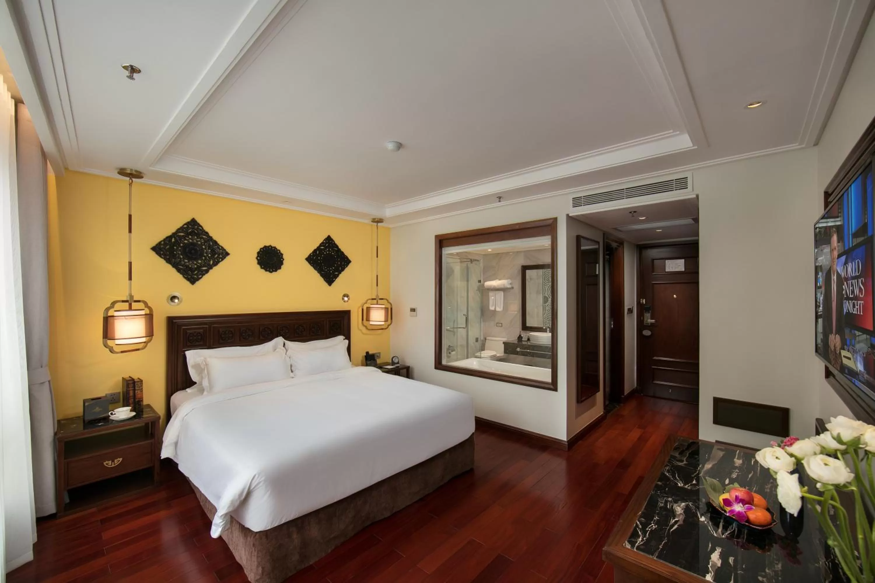 Photo of the whole room, Bed in Lucien Hanoi Lakeside Hotel & Rooftop