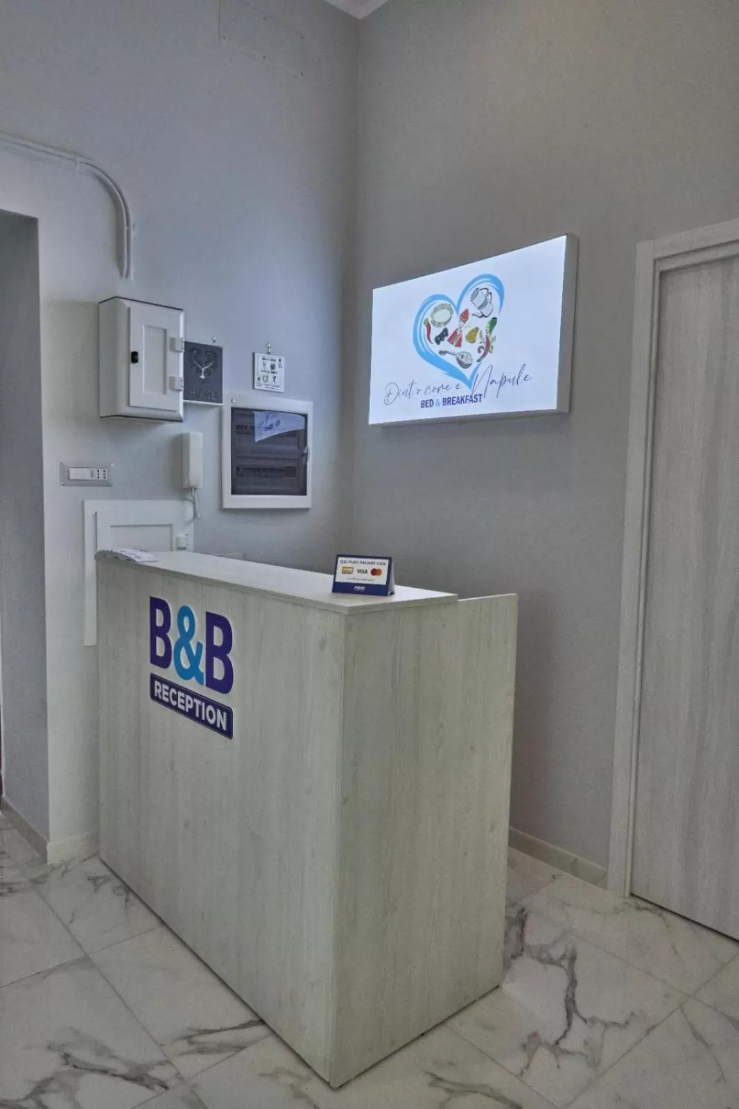 Lobby or reception in B&B Dint 'o core e Napule