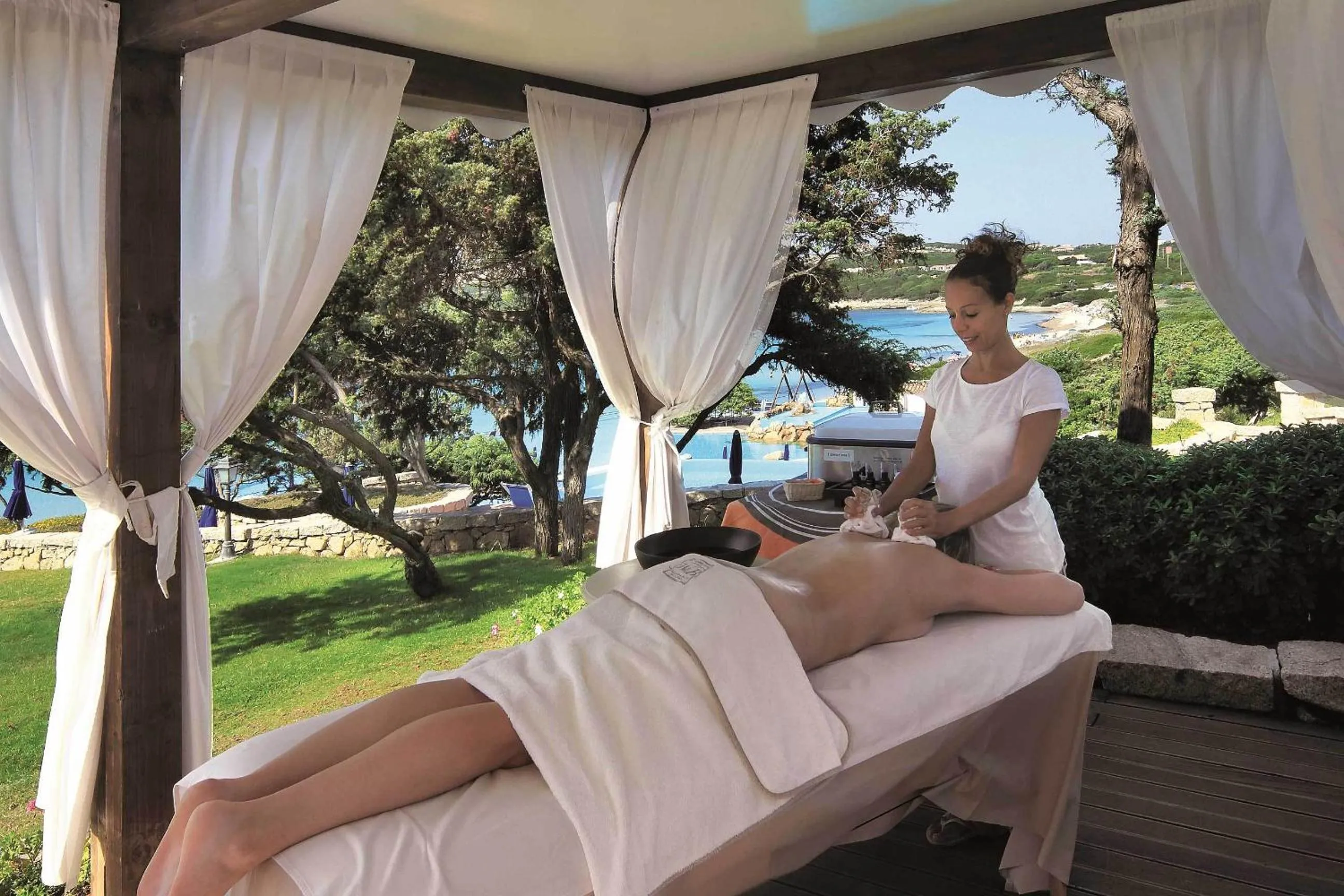 Spa and wellness centre/facilities in COLONNA GRAND HOTEL CAPO TESTA, a Colonna Luxury Beach Hotel, Santa Teresa Sardegna
