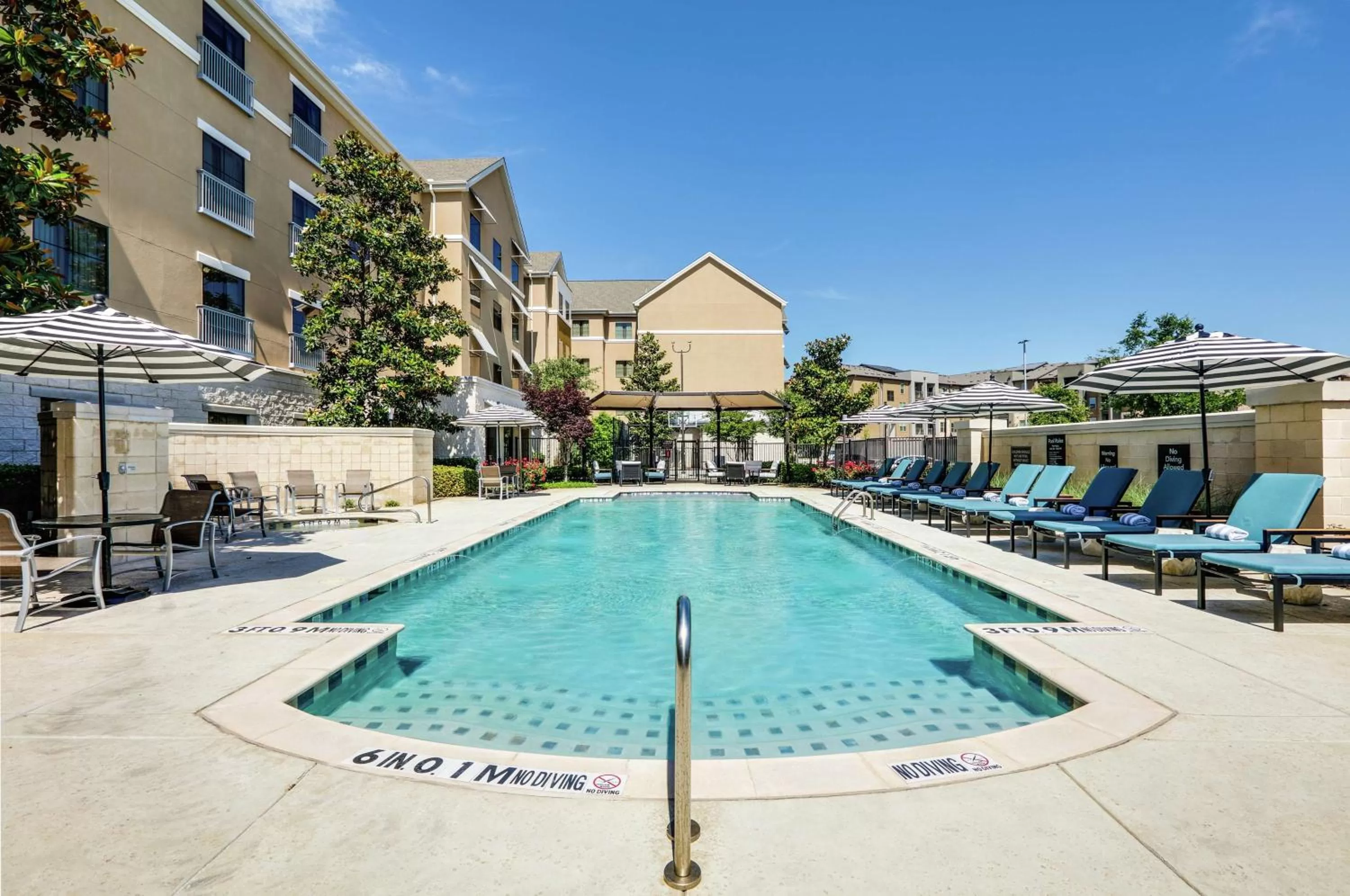 Pool view in Homewood Suites by Hilton Dallas/Allen