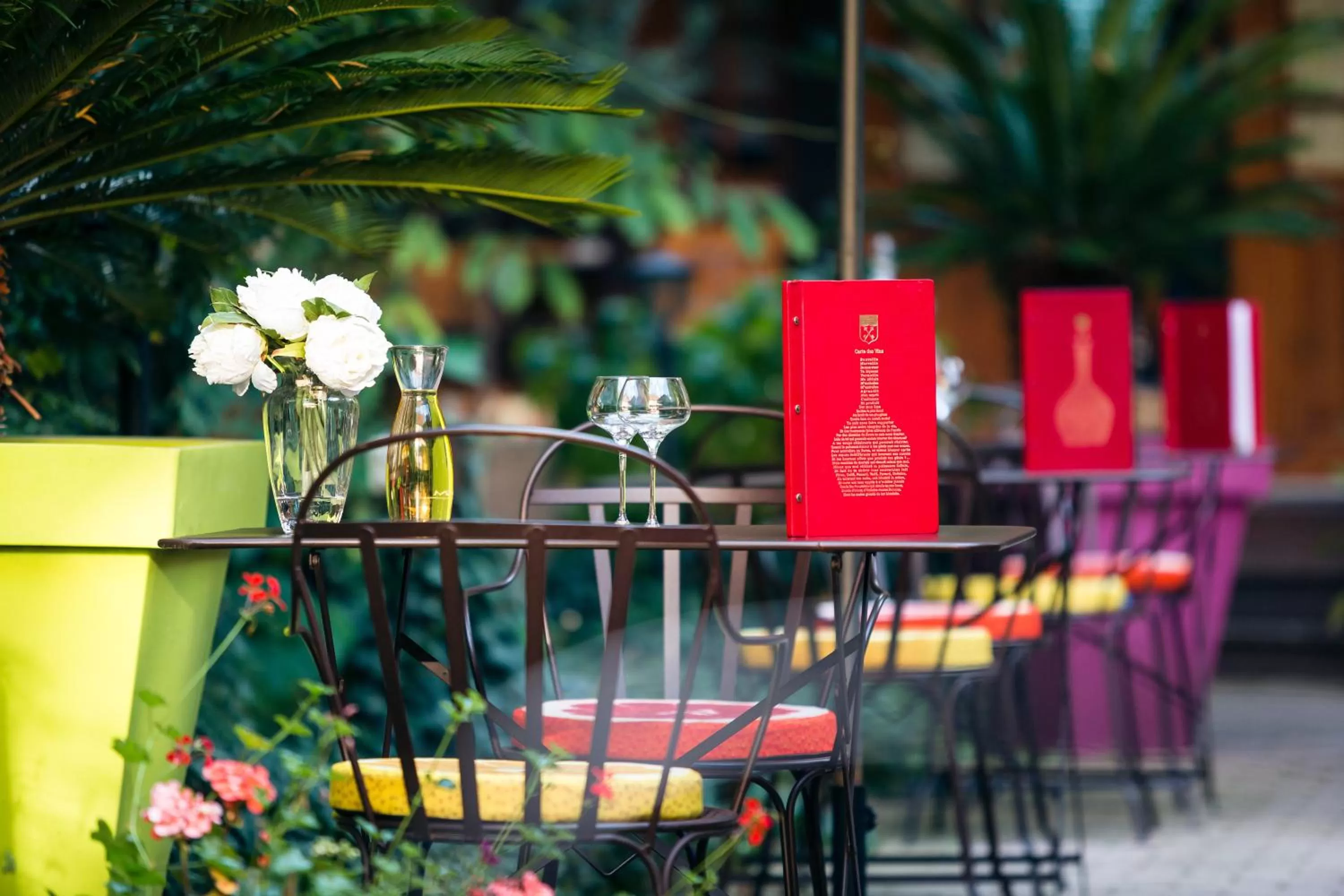 Garden in Hôtel des Deux Clefs