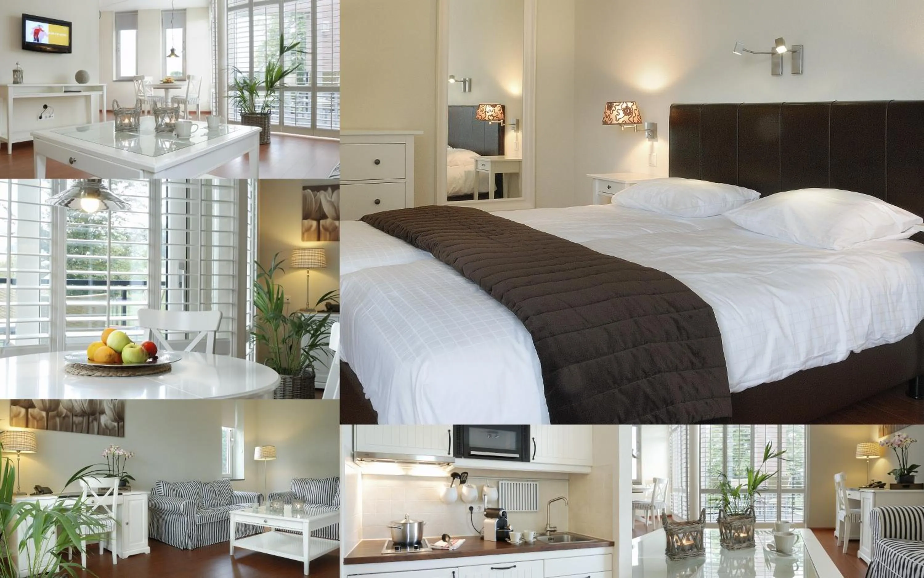 Bed in Hotel Creusen