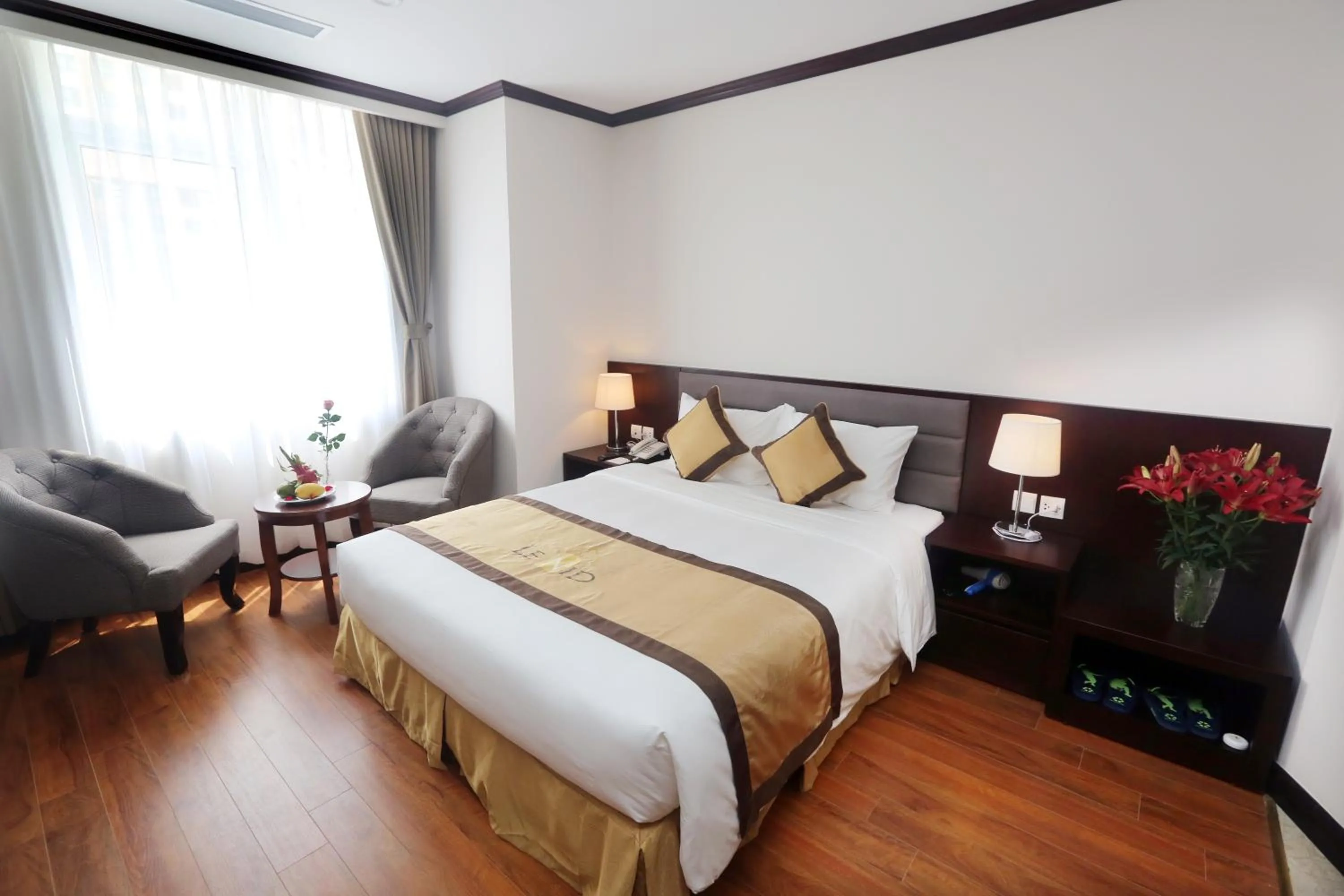 Bed in Lenid Hotel Tho Nhuom