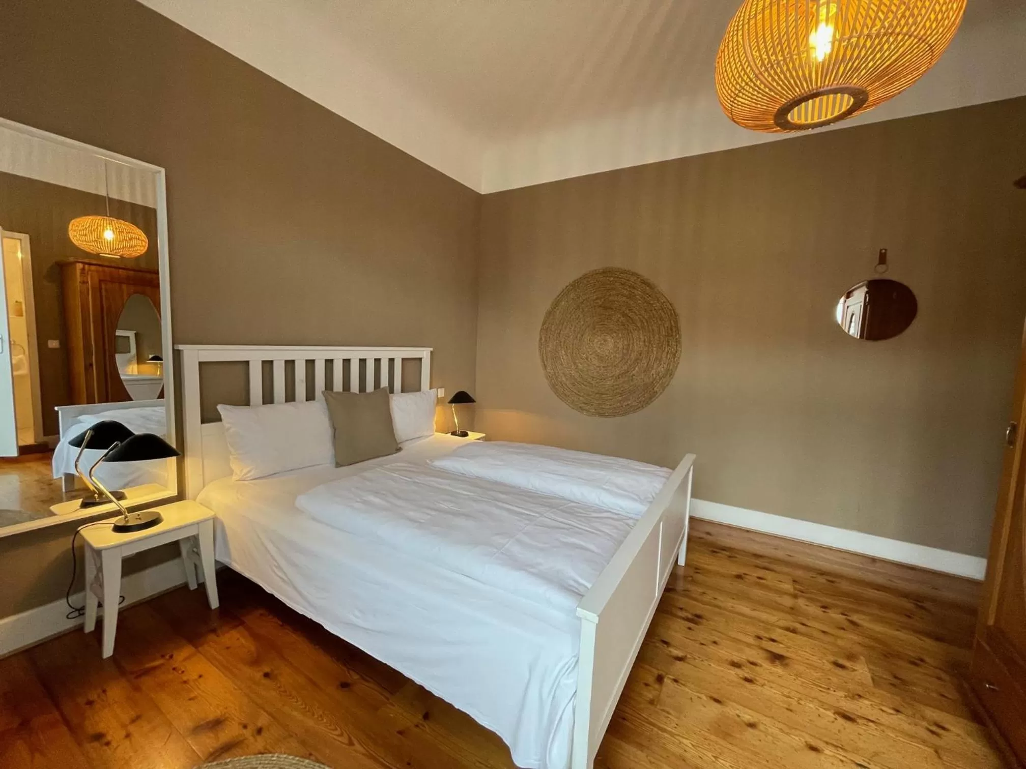 Bed in AUERSTEIN-Hotels auerstein & auerstein-mono