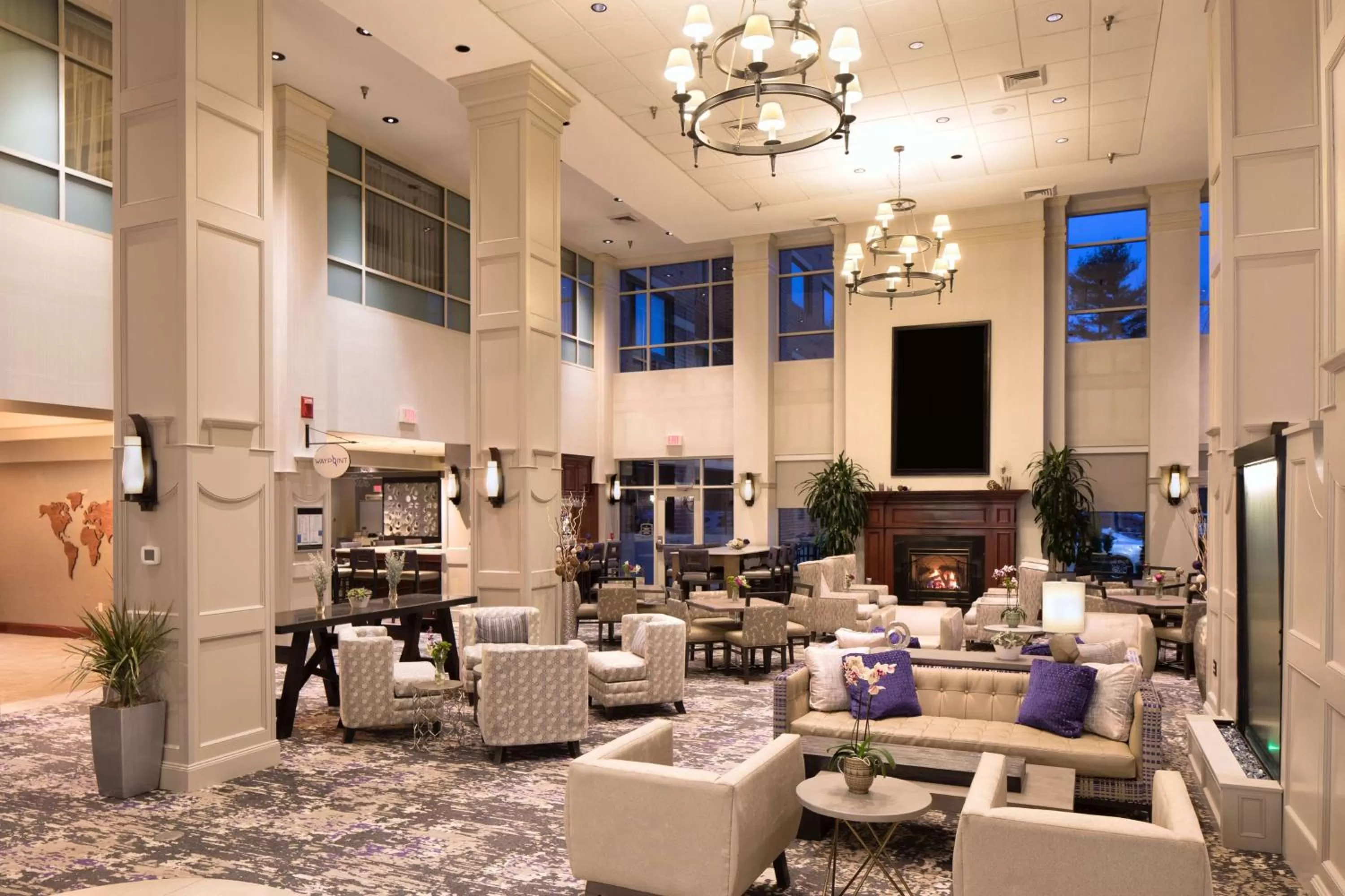 Lobby or reception in Embassy Suites by Hilton Portland Maine