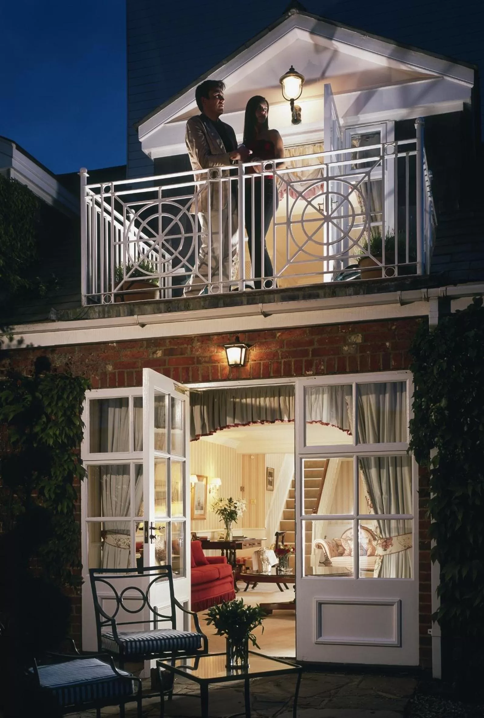 Patio in Chewton Glen Hotel - an Iconic Luxury Hotel