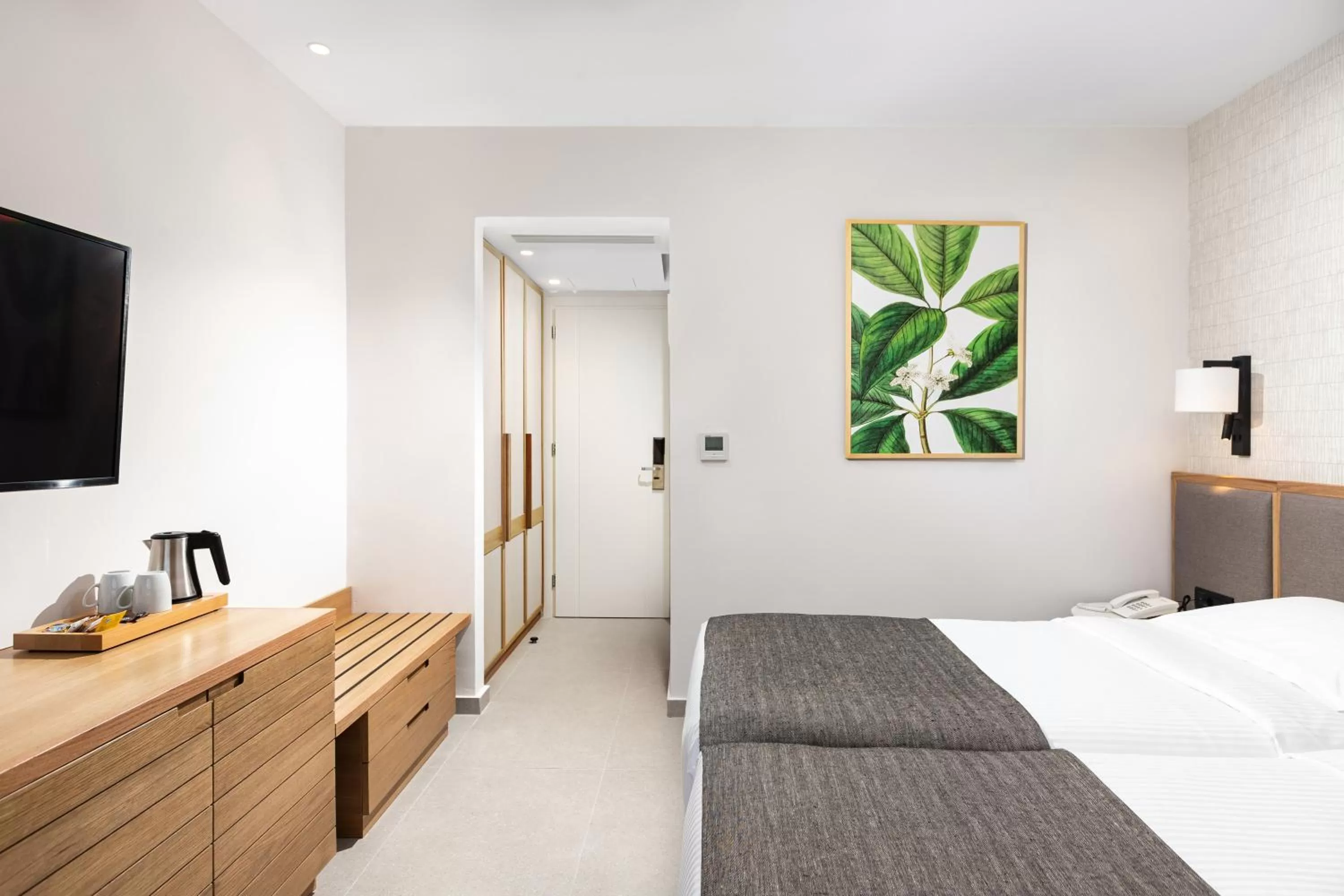 Bedroom, Bed in Platanista Hotel