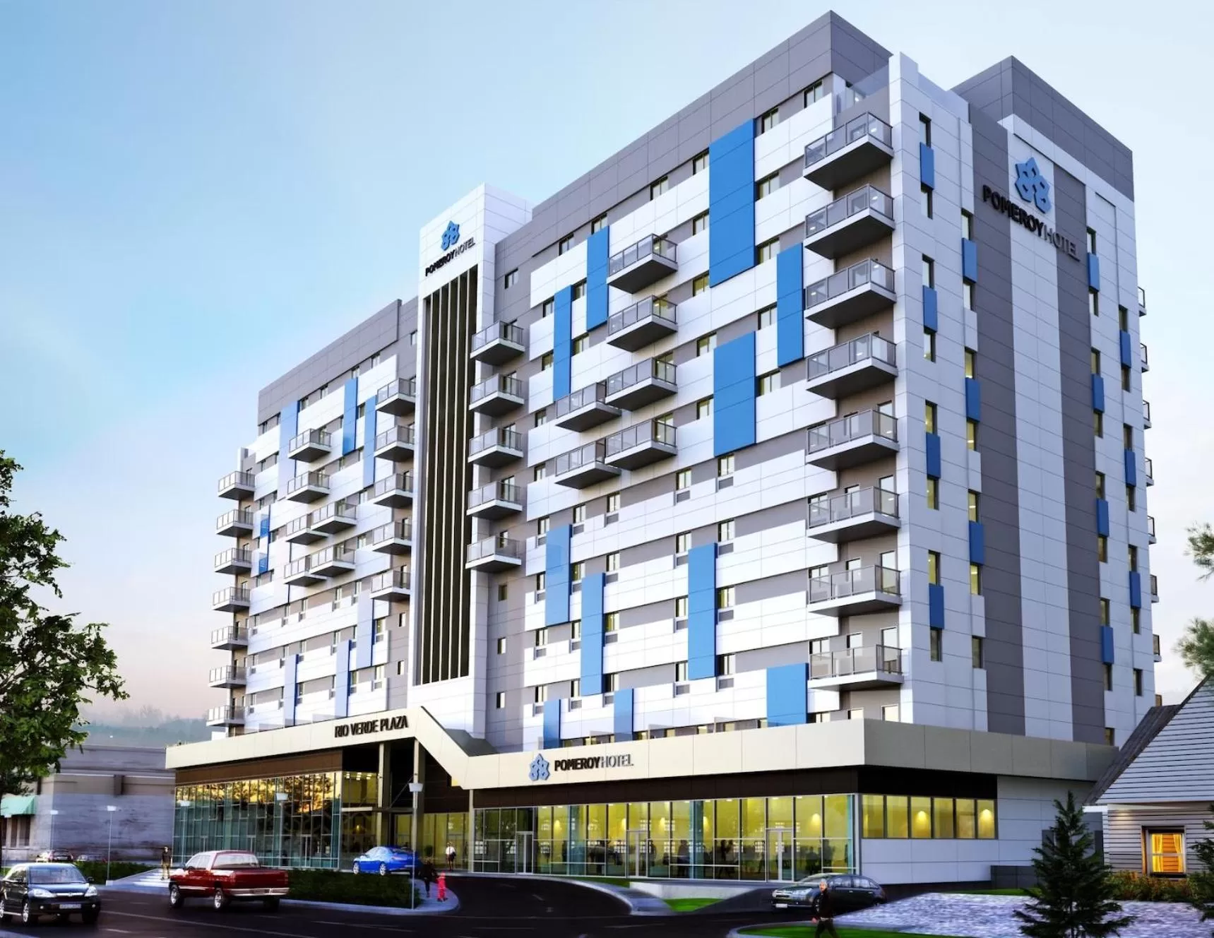 Property building in Pomeroy Hotel Fort McMurray