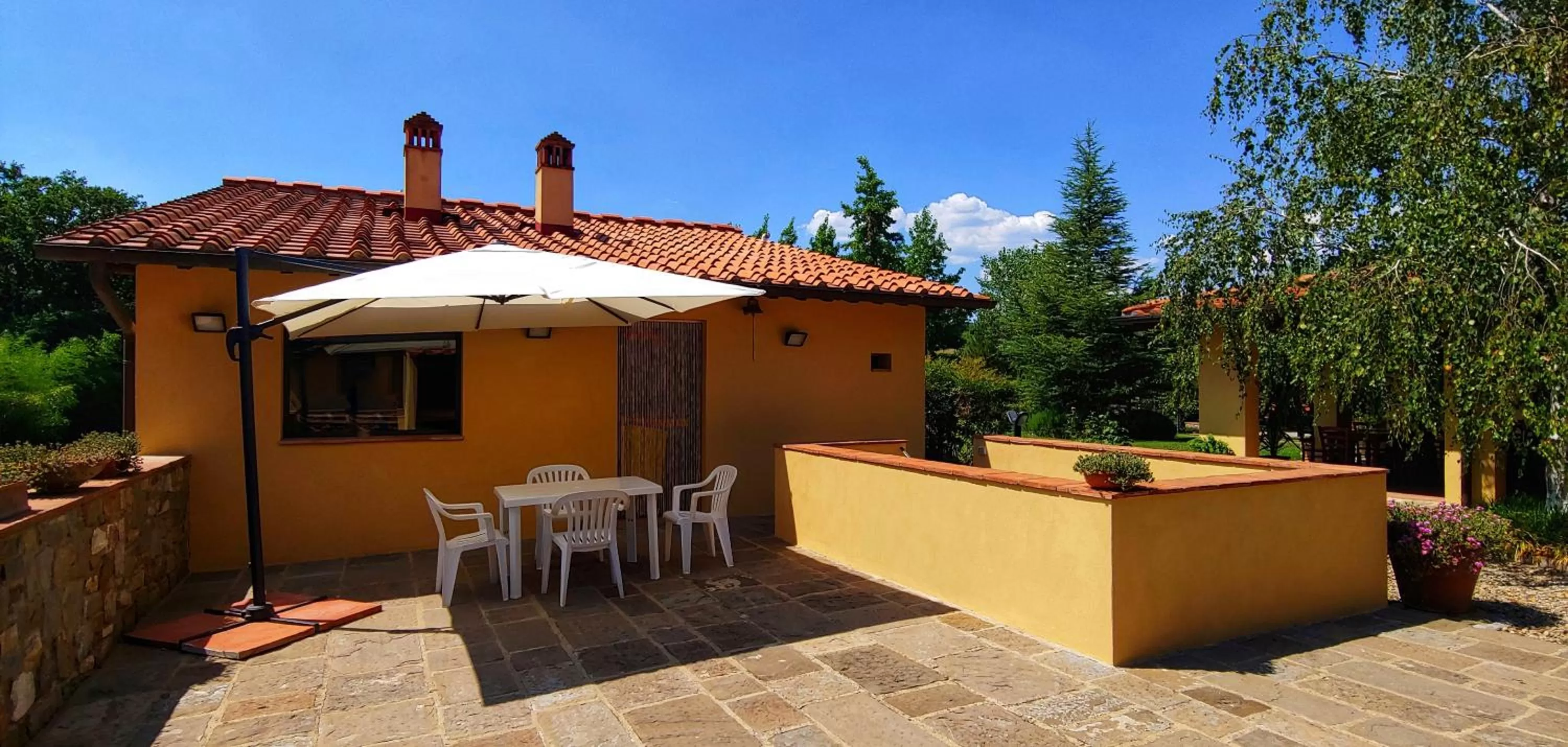 Patio in Torrebianca Tuscany