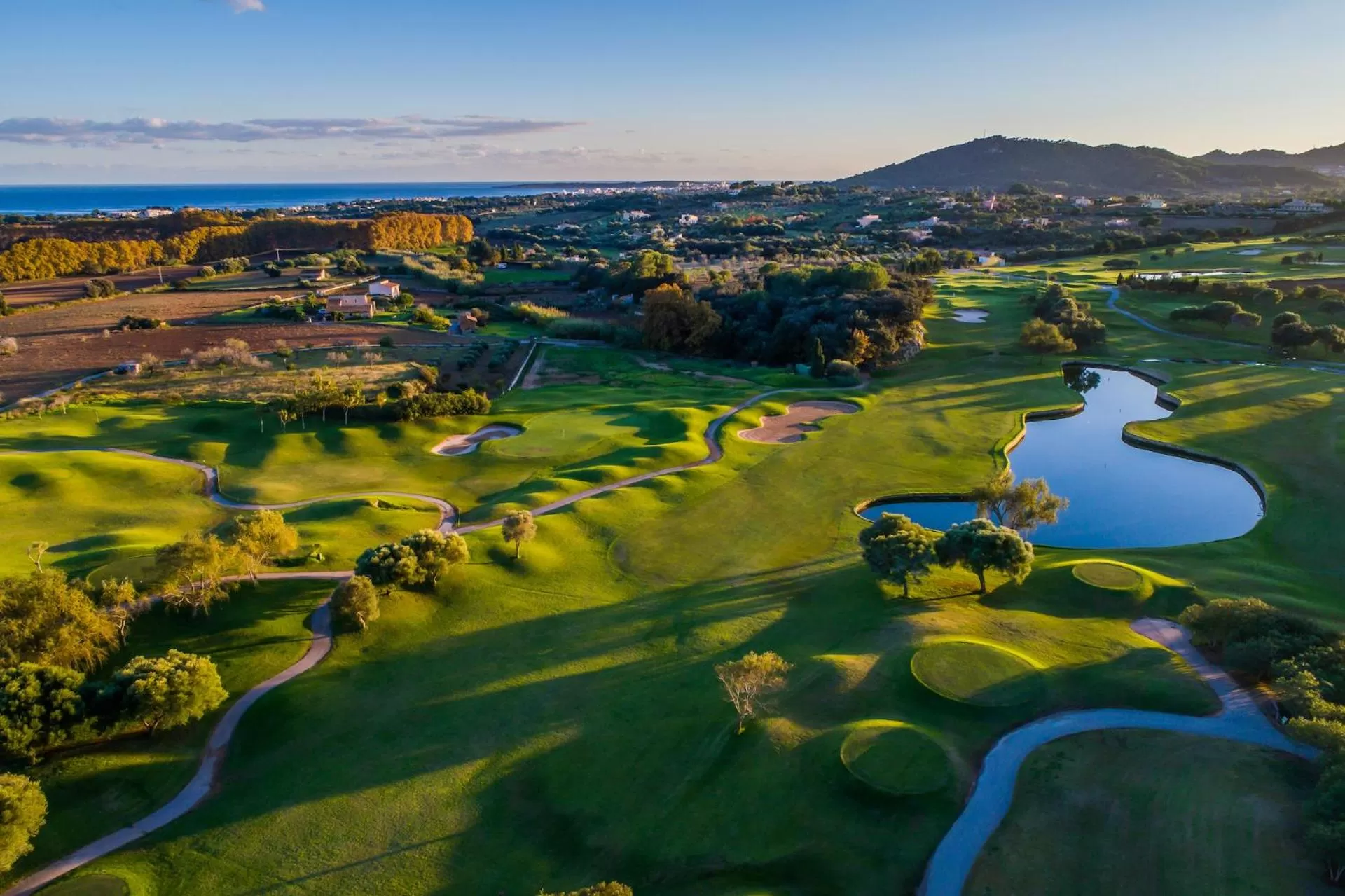 Bird's eye view in Pula Golf Resort