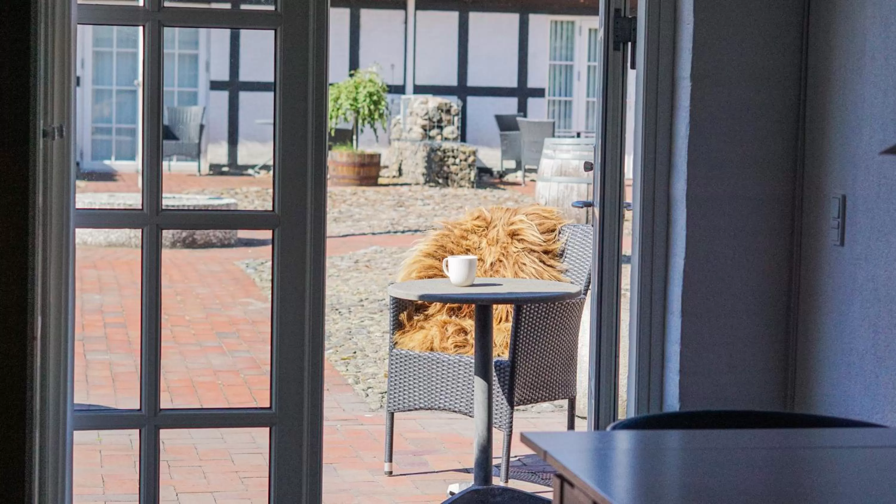 View (from property/room) in Fladbro Kro