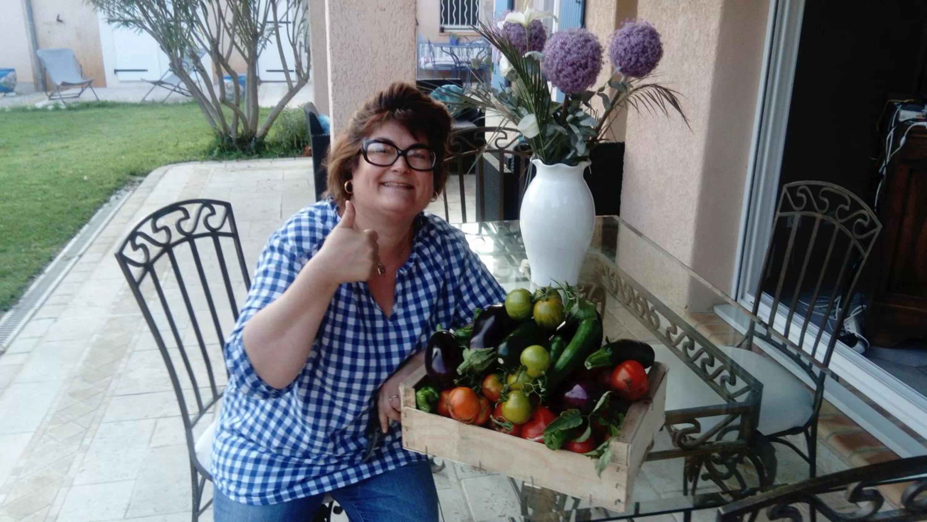 Food in Chambre et table d'hôtes Villa Pomponette