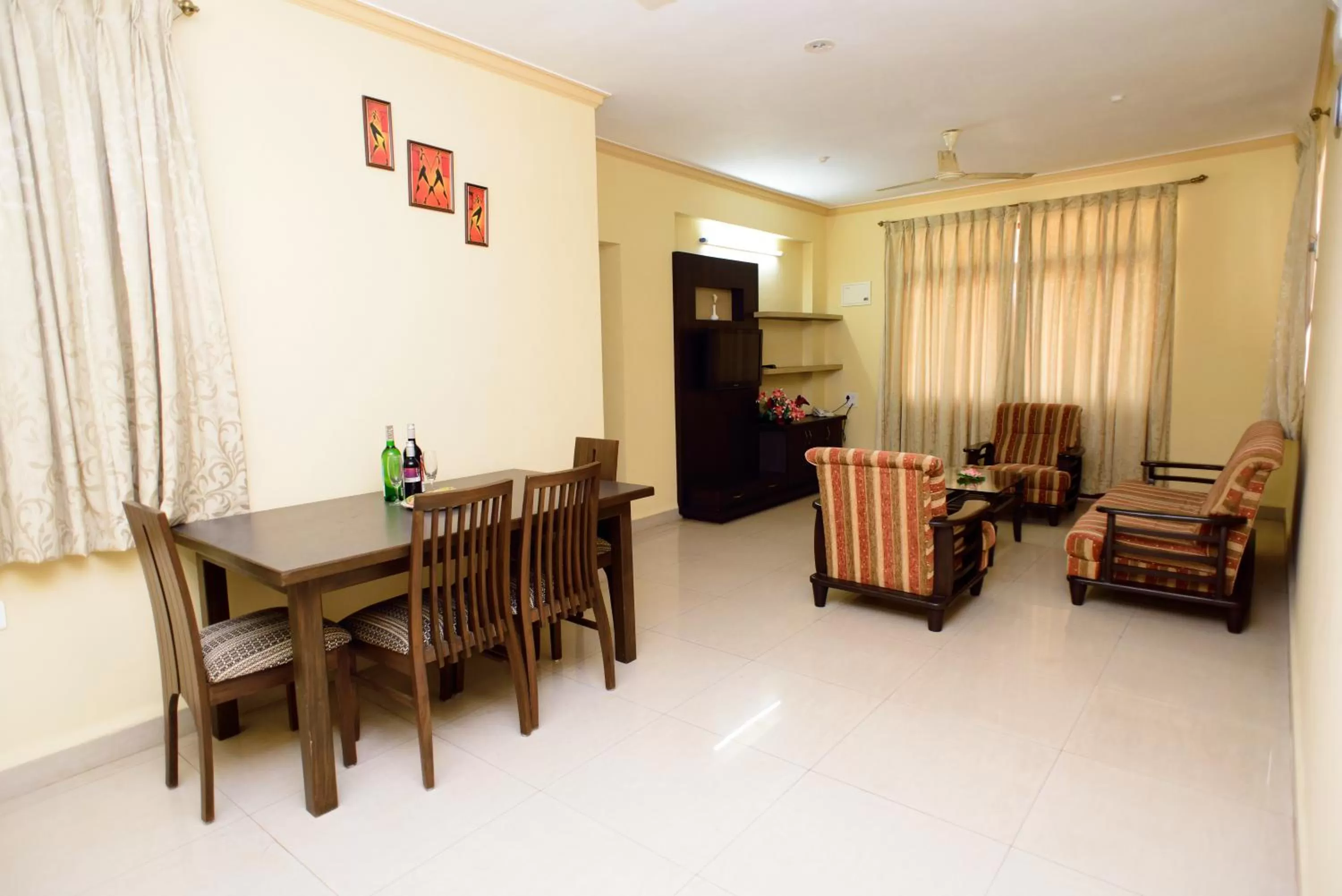 Dining area in La Grace Resort