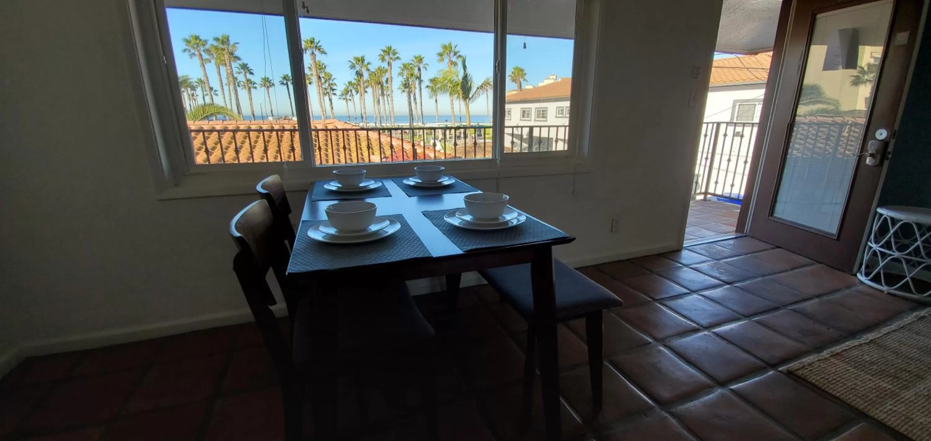 Dining area in Los Bungalows