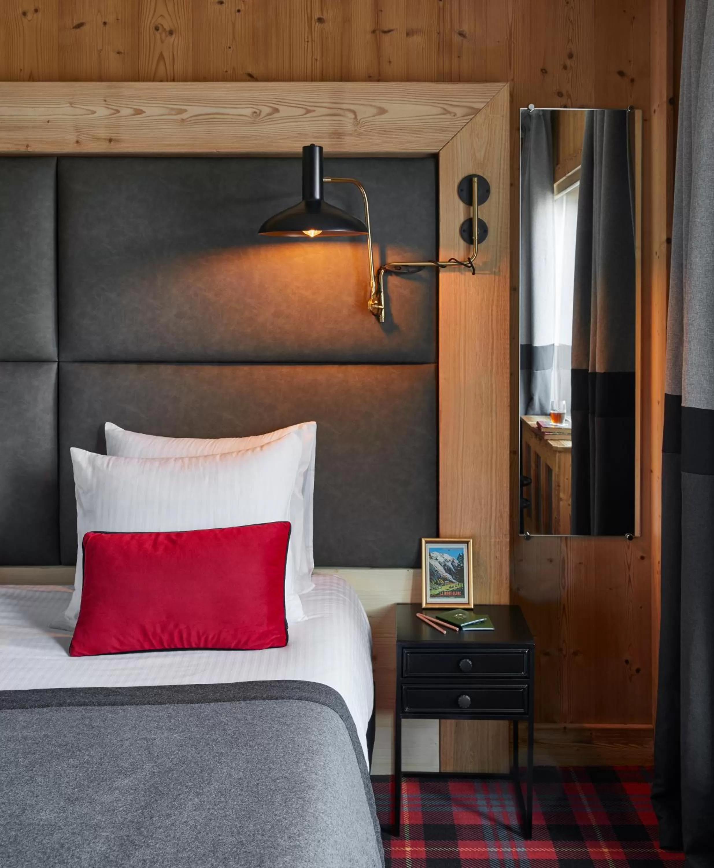 Bed in Chalet Alpen Valley, Mont-Blanc