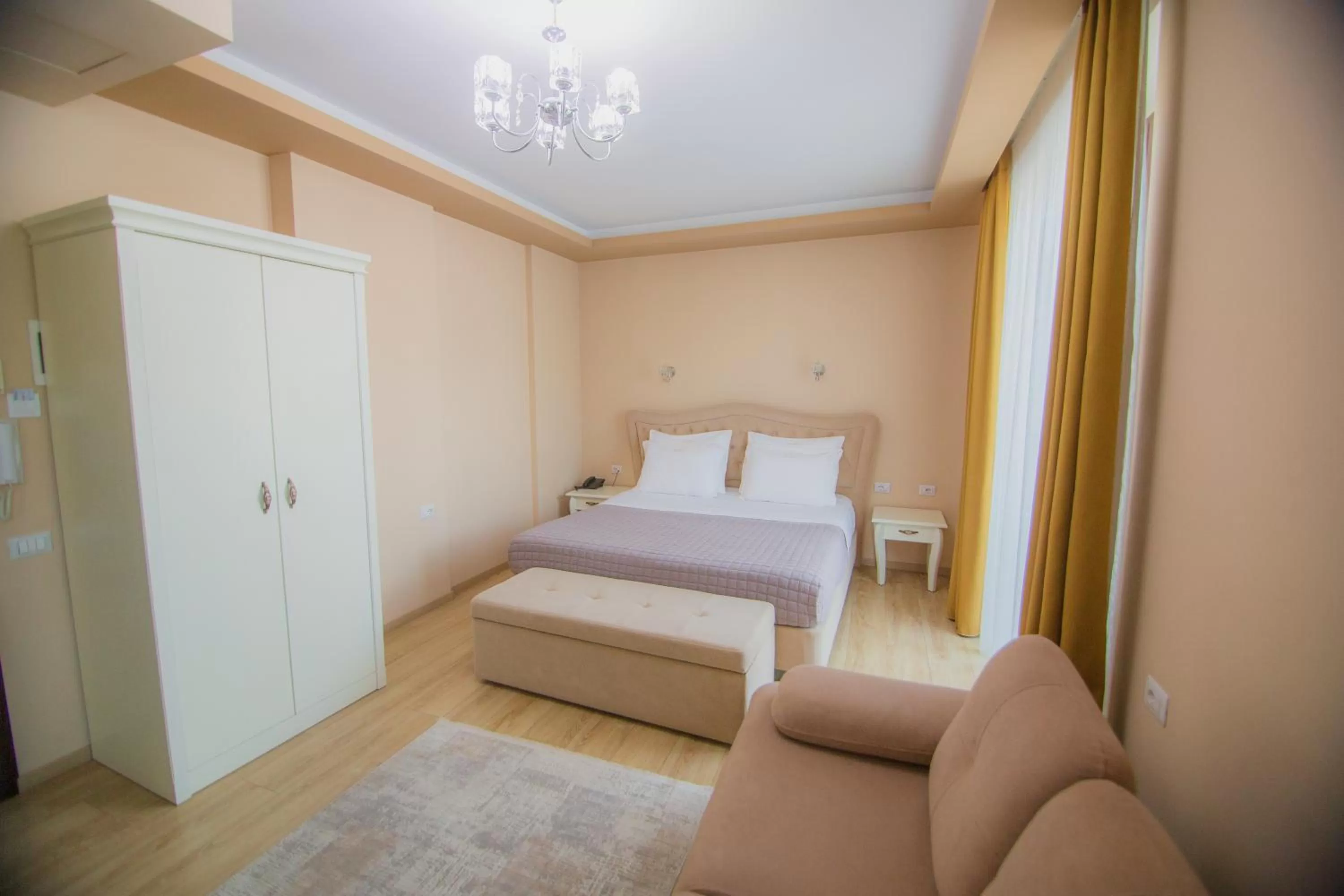 Bed in Christi's Hotel Borova