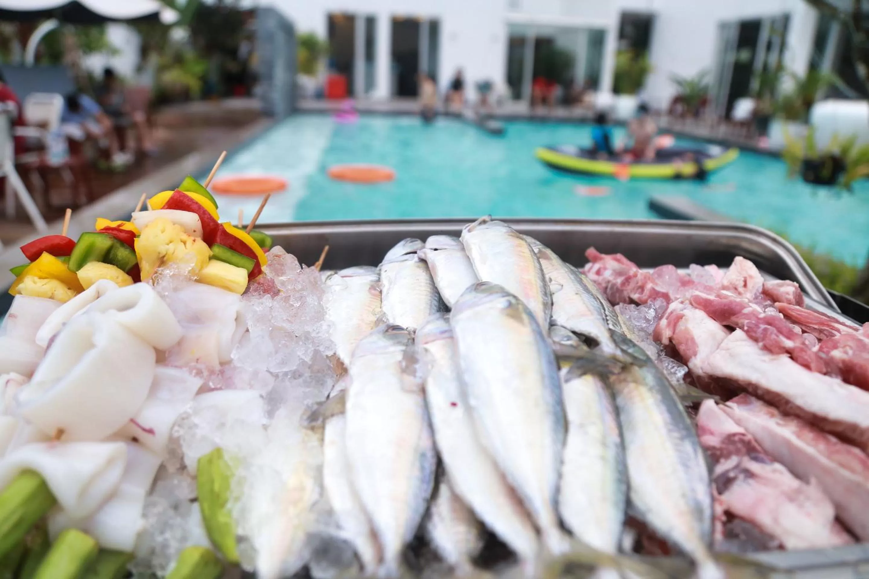 Buffet breakfast in Naiya Sea Resort