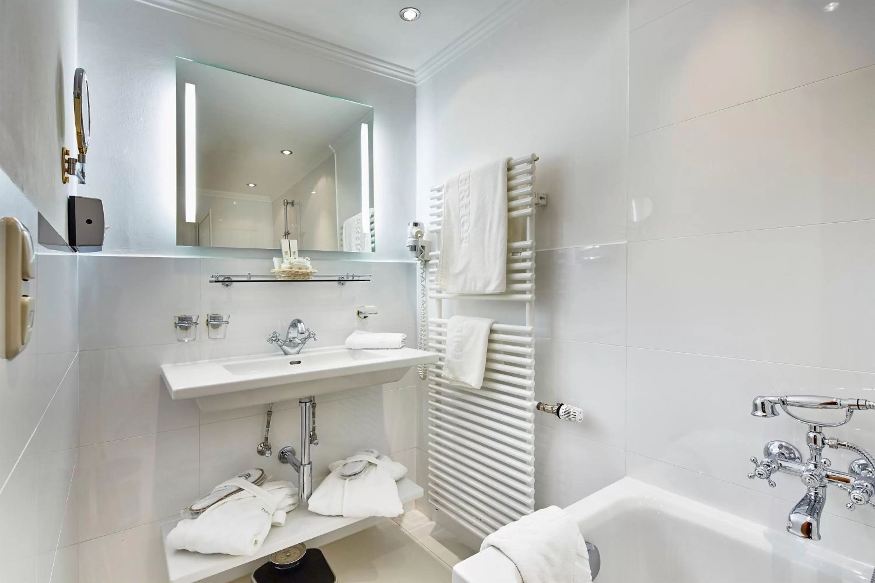 Bathroom in Relais & Châteaux Hotel Tennerhof