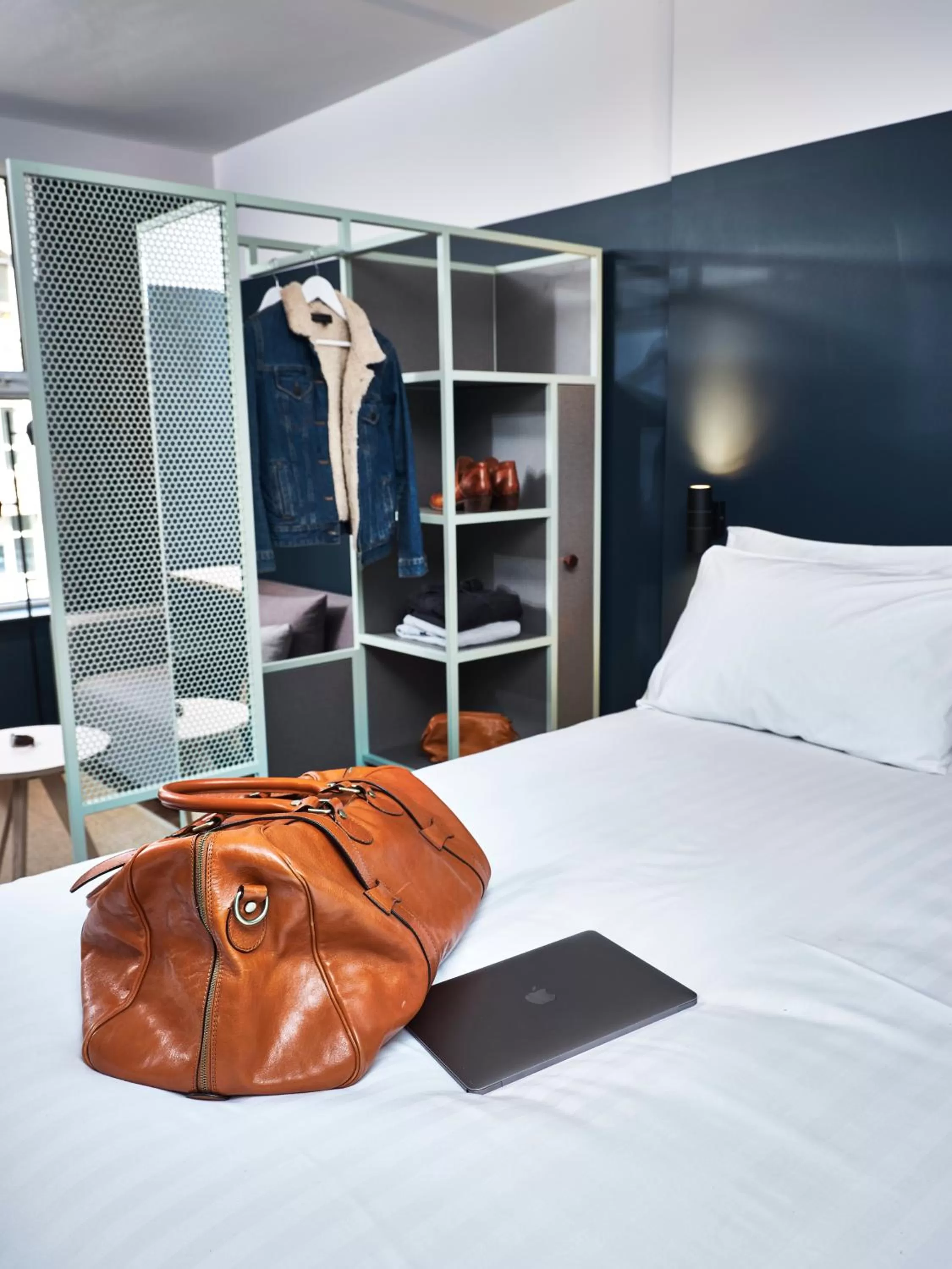 Bed in The Flint Hotel