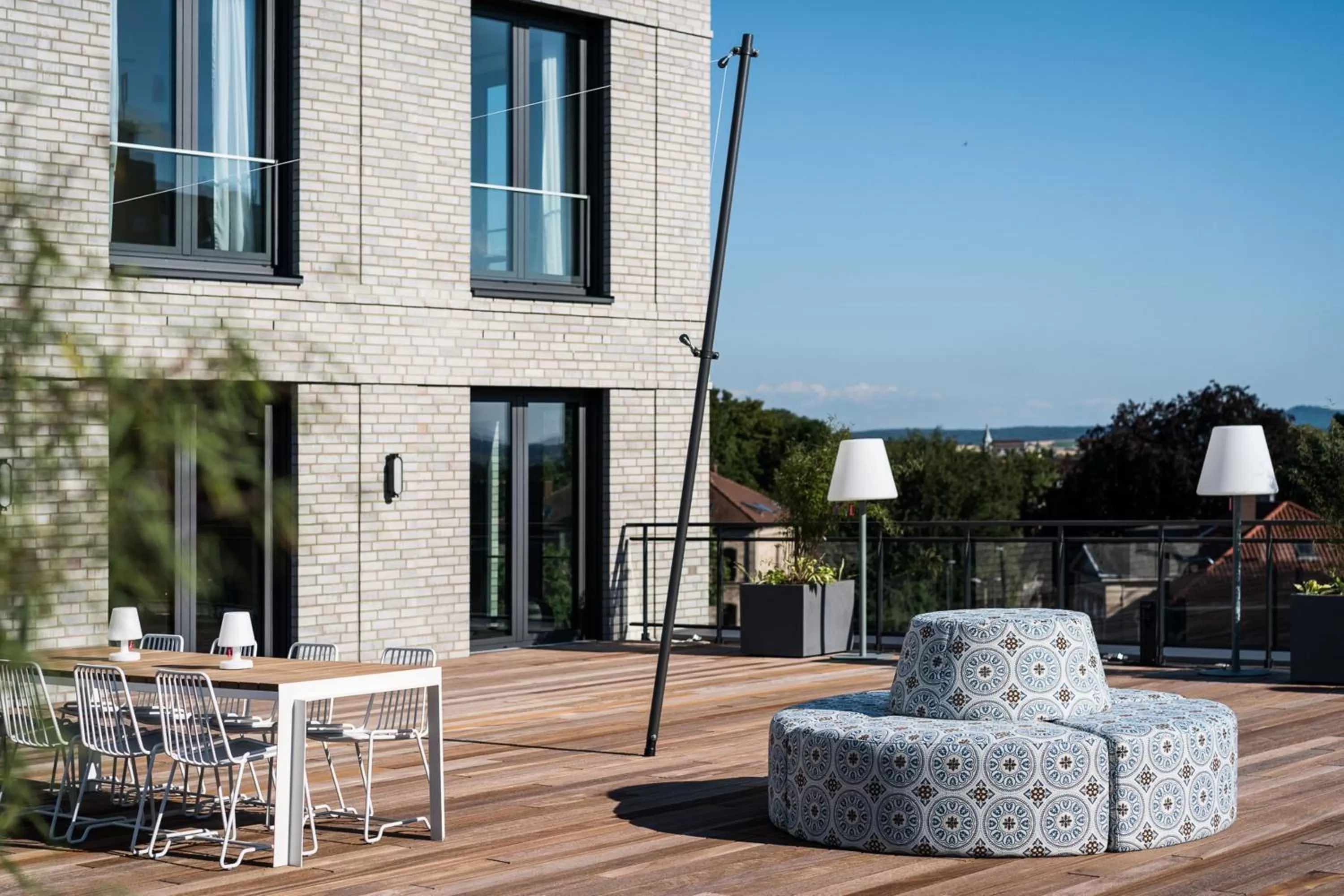 Balcony/Terrace in FREIgeist Göttingen Innenstadt, A Member of Design Hotels