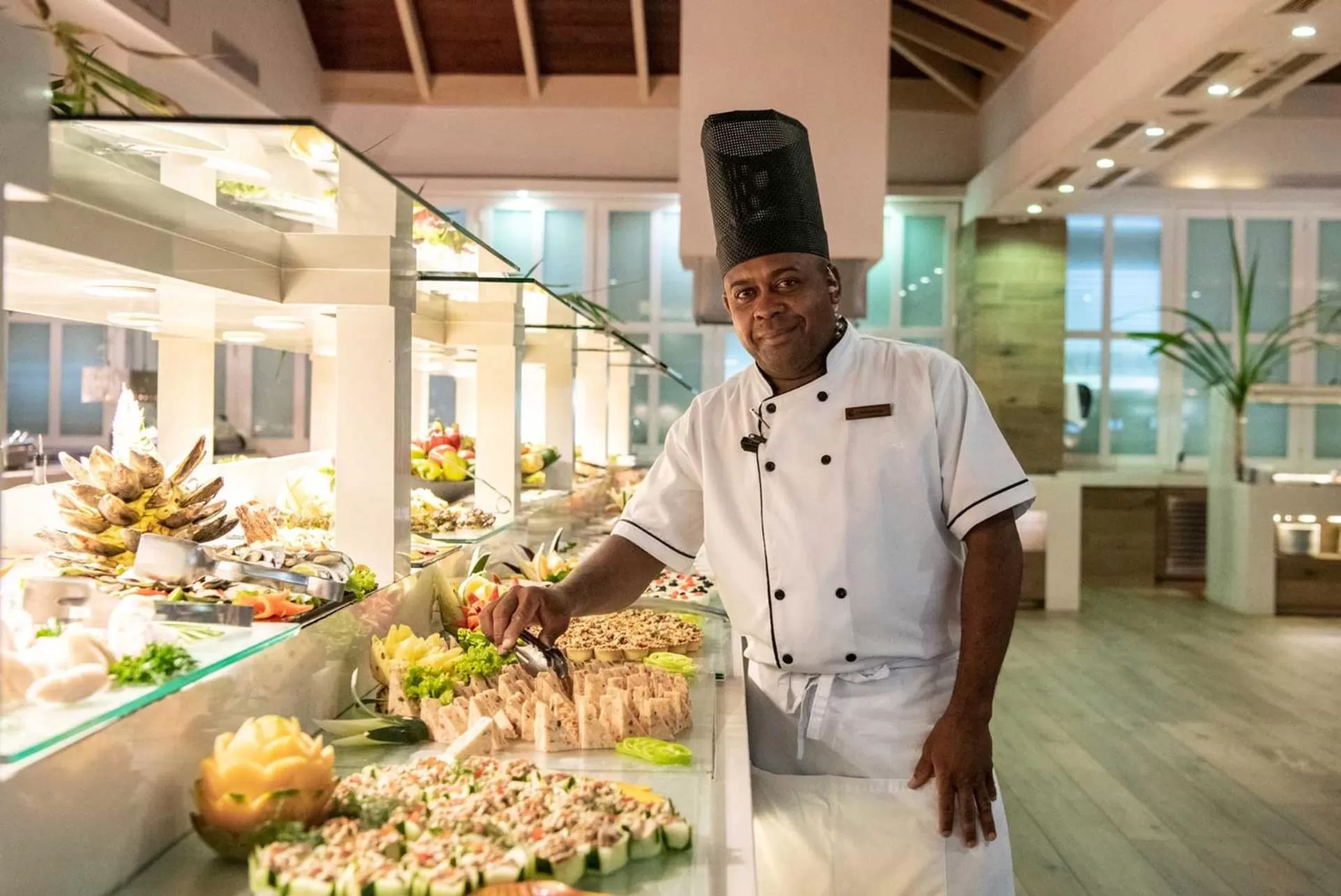 Buffet breakfast in Grand Sirenis Punta Cana Resort & Aquagames - All Inclusive