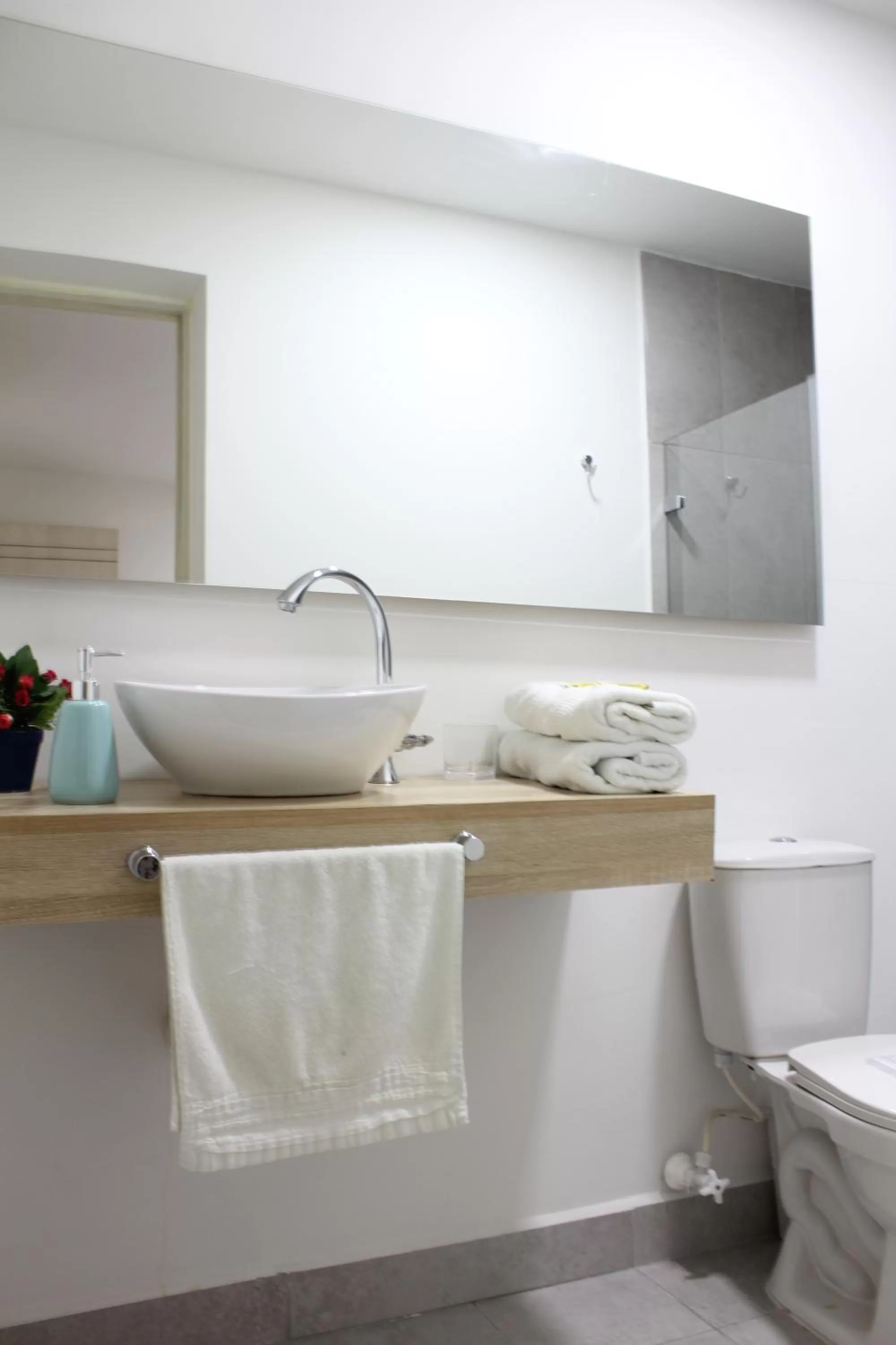 Bed, Bathroom in Hotel Boutique Plaza