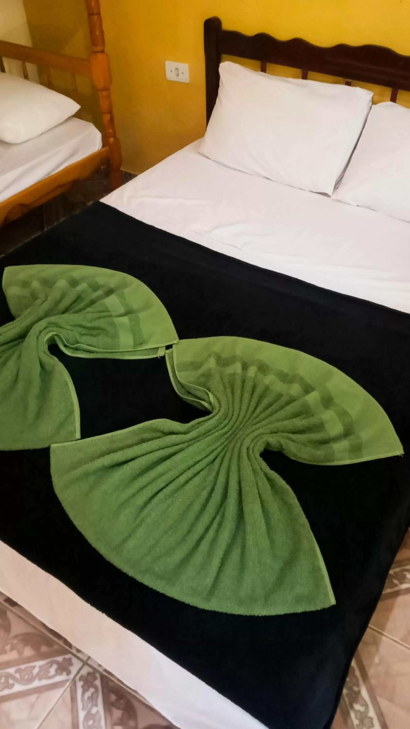 Bed in Pousada e Hostel Marthi