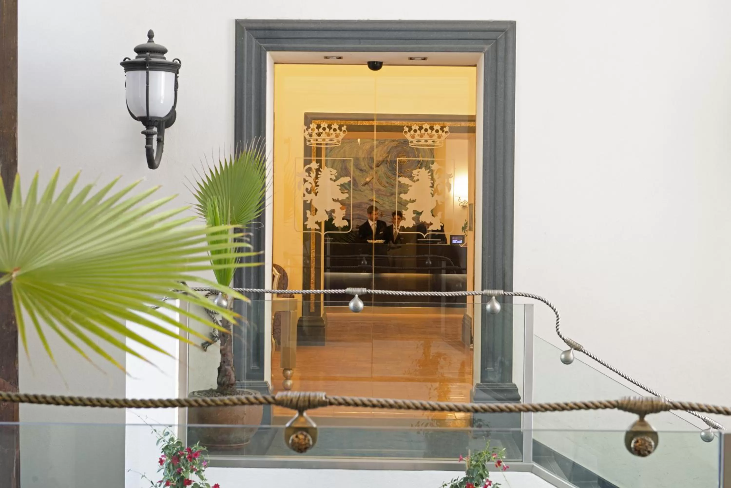 Facade/entrance in Palazzo Caracciolo Naples
