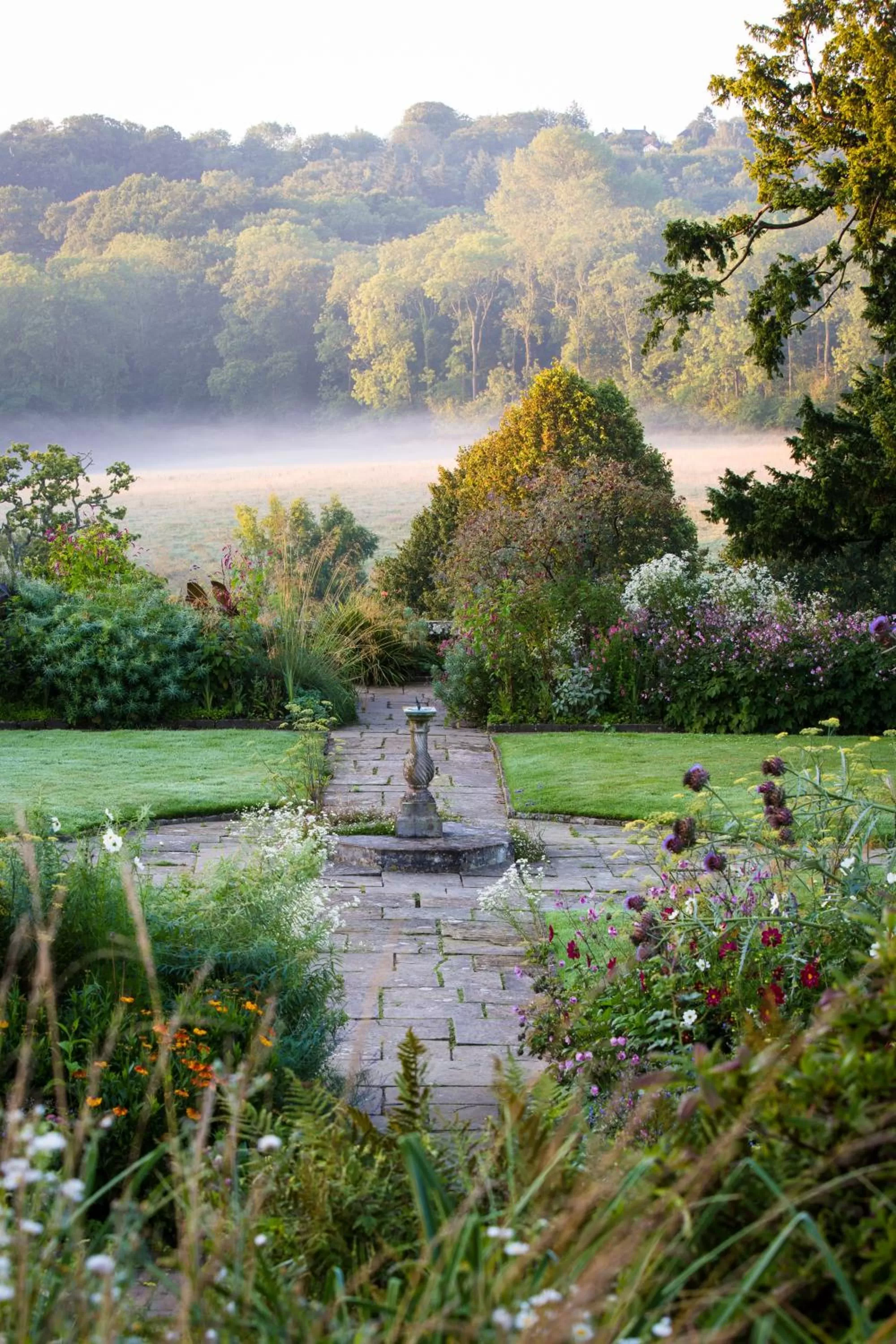 Garden in Gravetye Manor