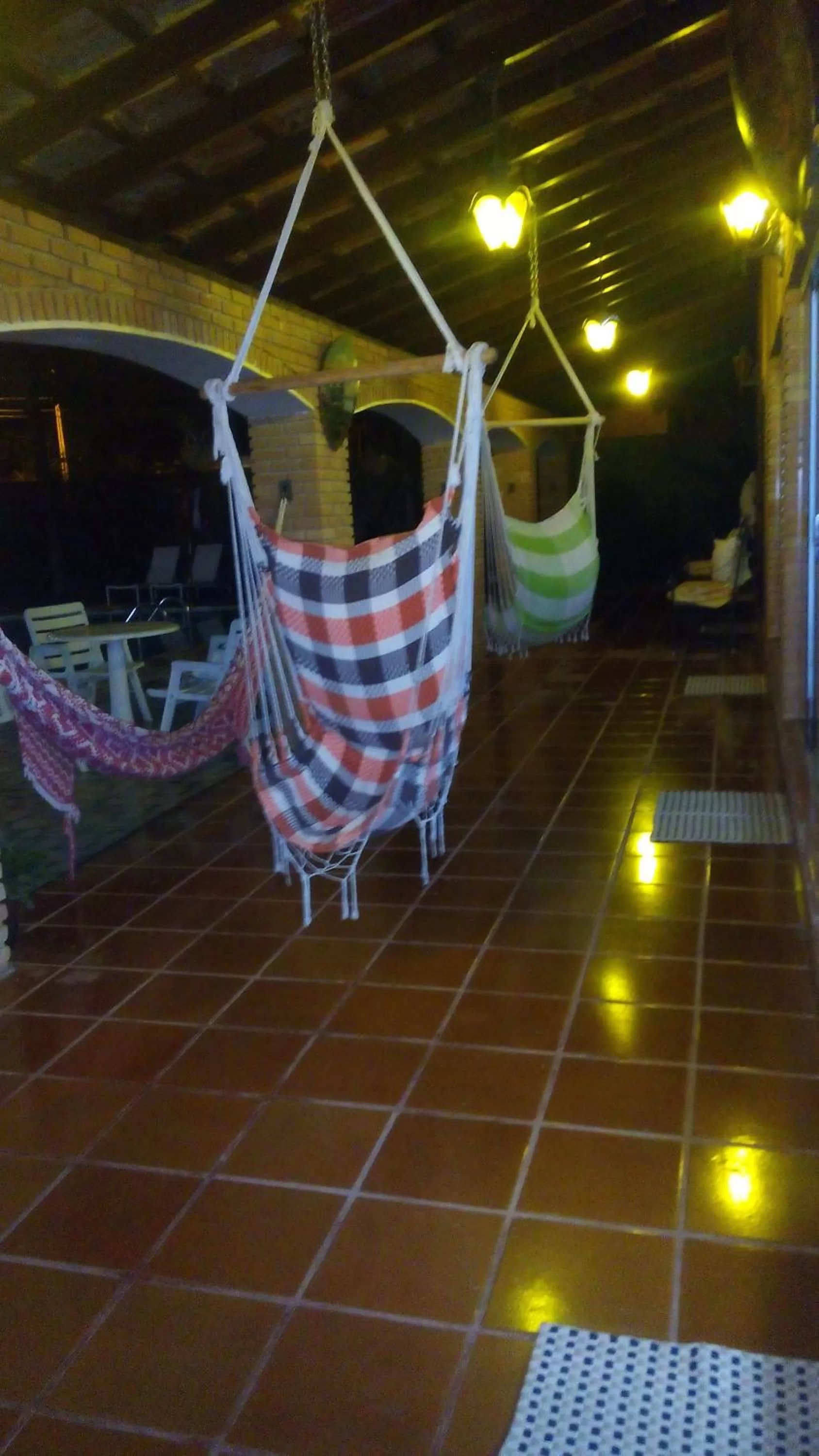 Decorative detail in Pousada Na Praia Ubatuba