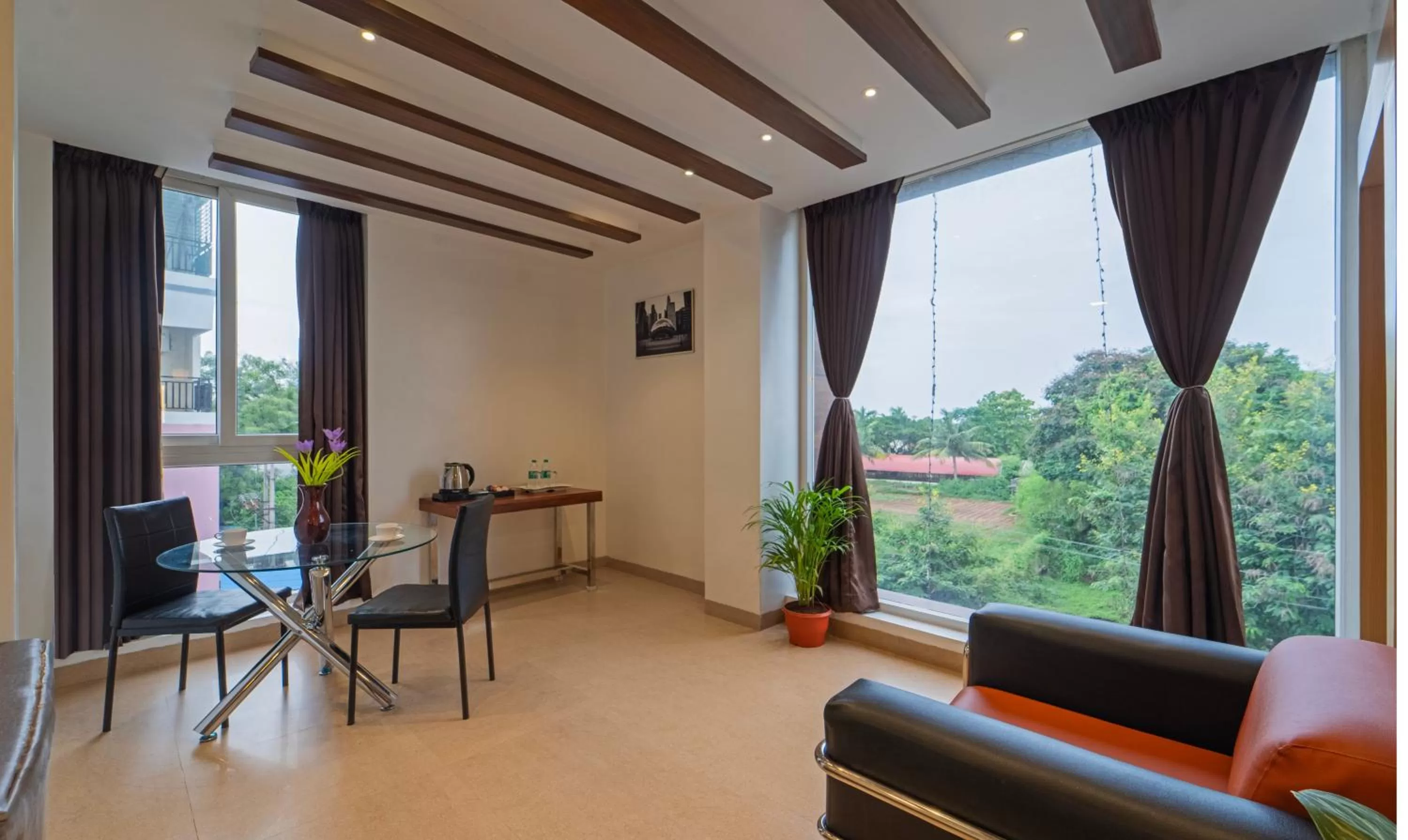 Living room in Treebo Golden Swan Tambaram