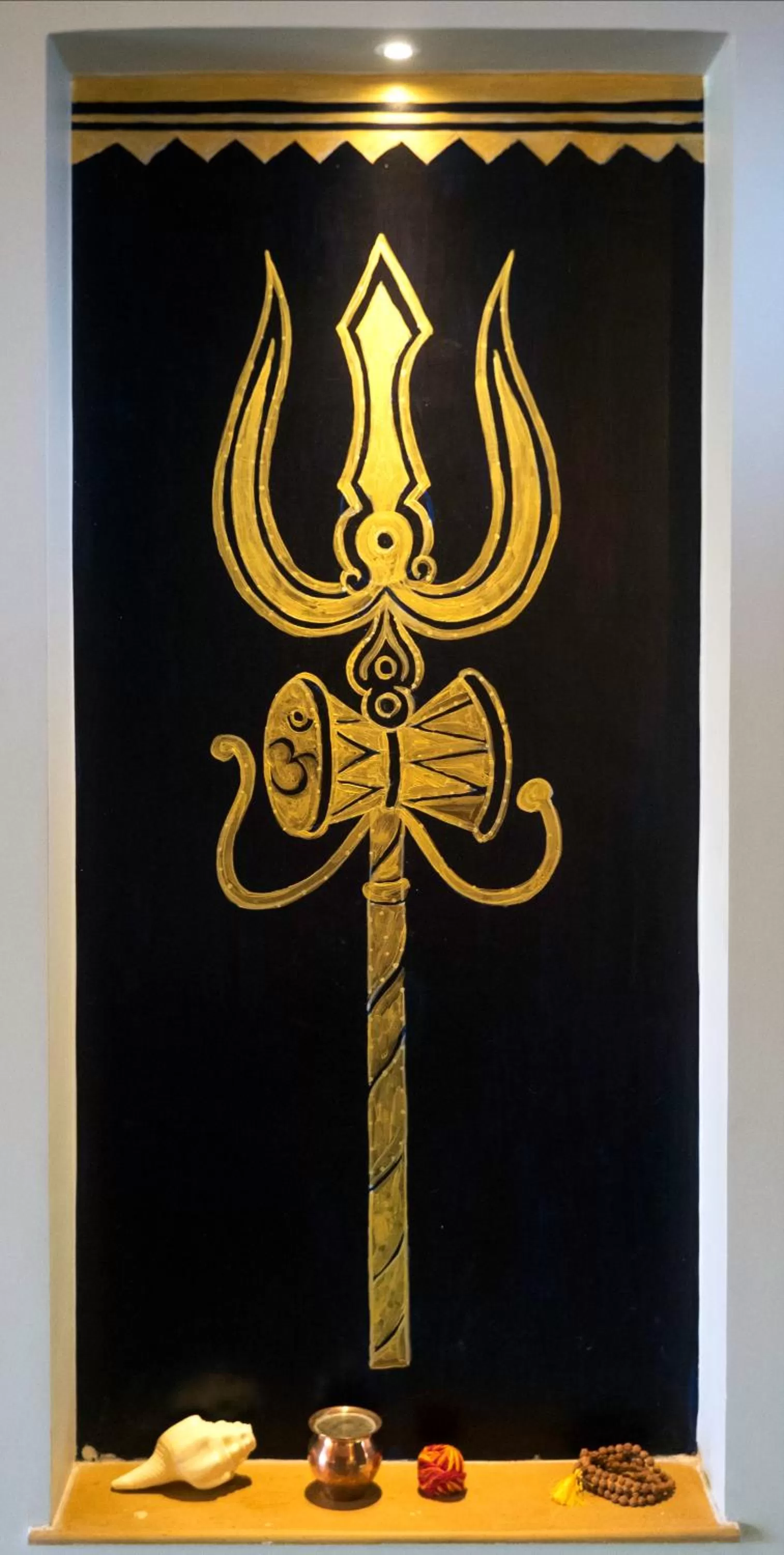 Decorative detail in Tree of Life Resort & Spa Varanasi