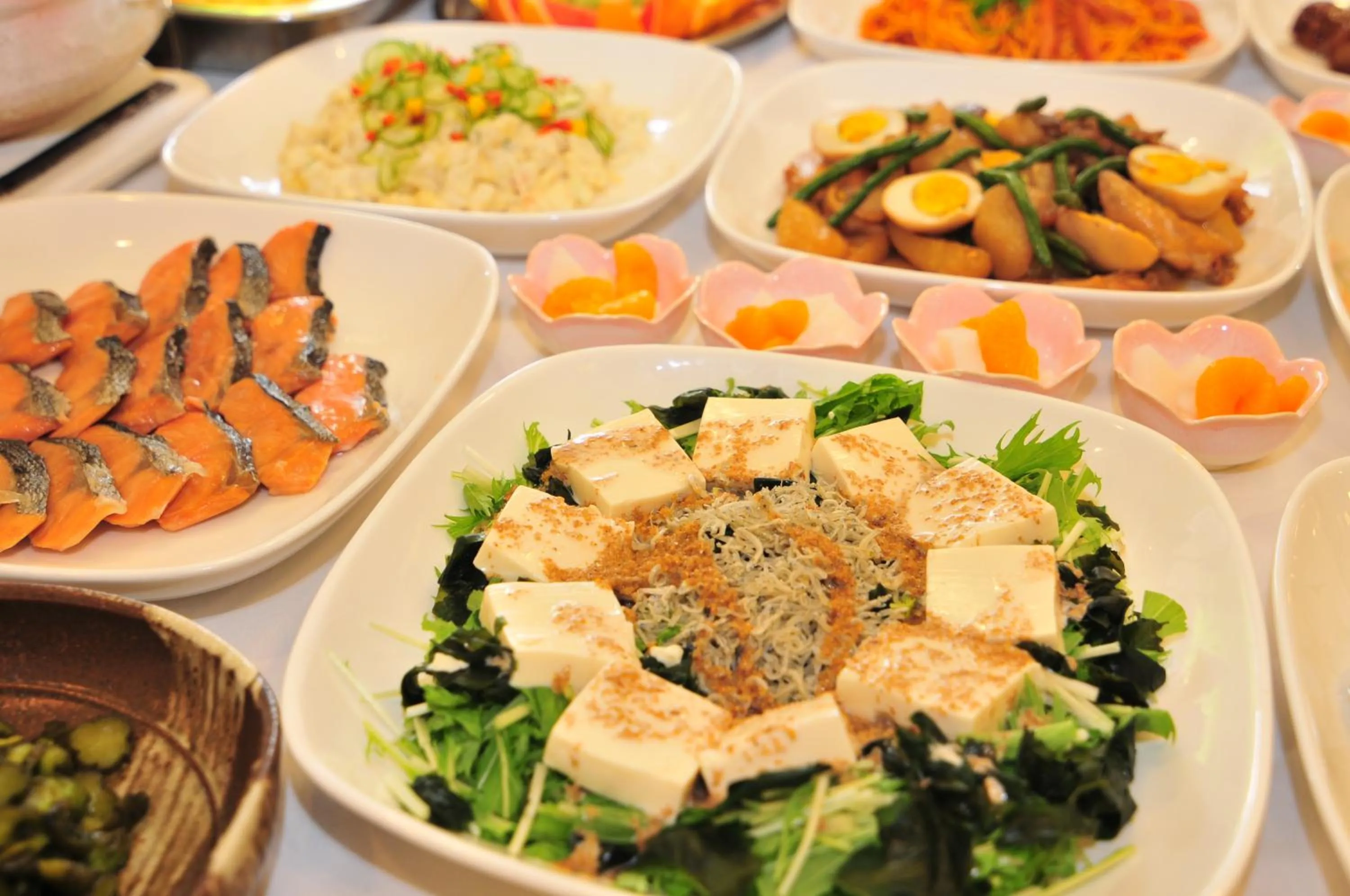 Food close-up in Hotel Green City