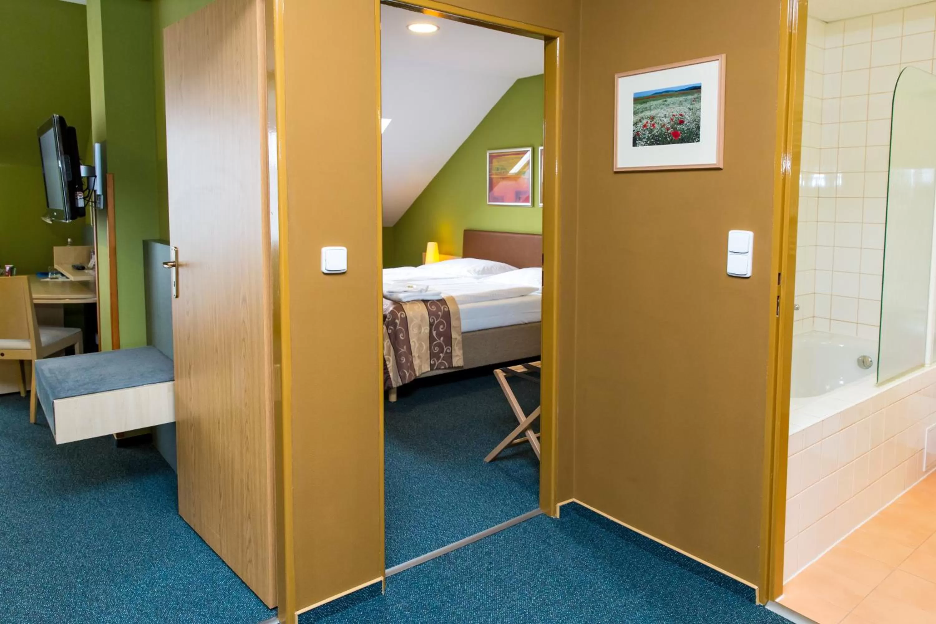 Decorative detail in Hotel Rieger Garni