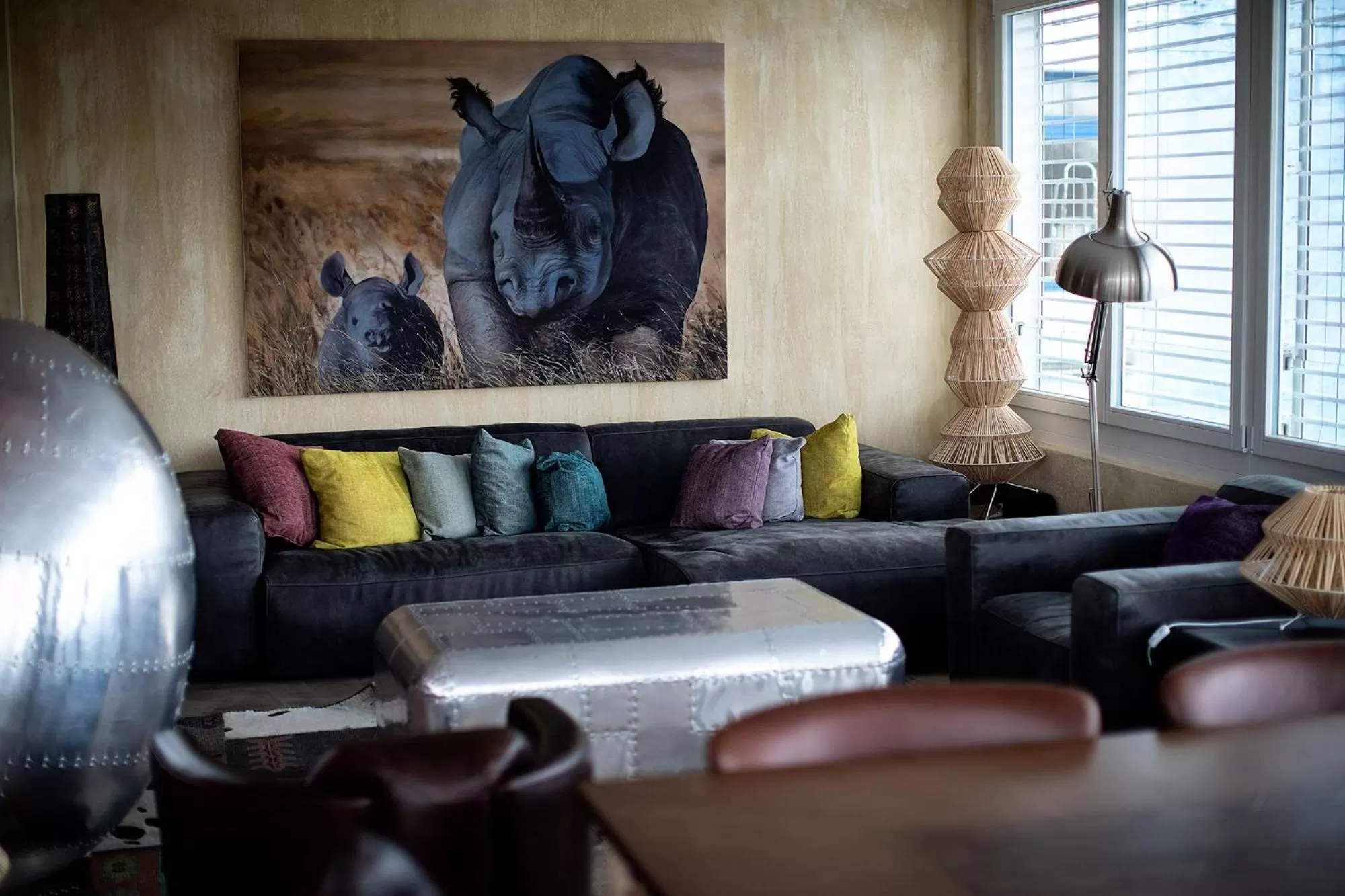 Living room in No1 Art B&B