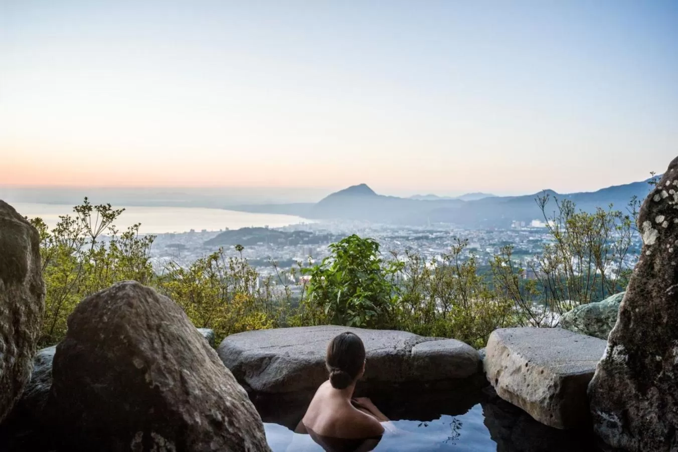 Hot Spring Bath in ANA InterContinental Beppu Resort & Spa by IHG