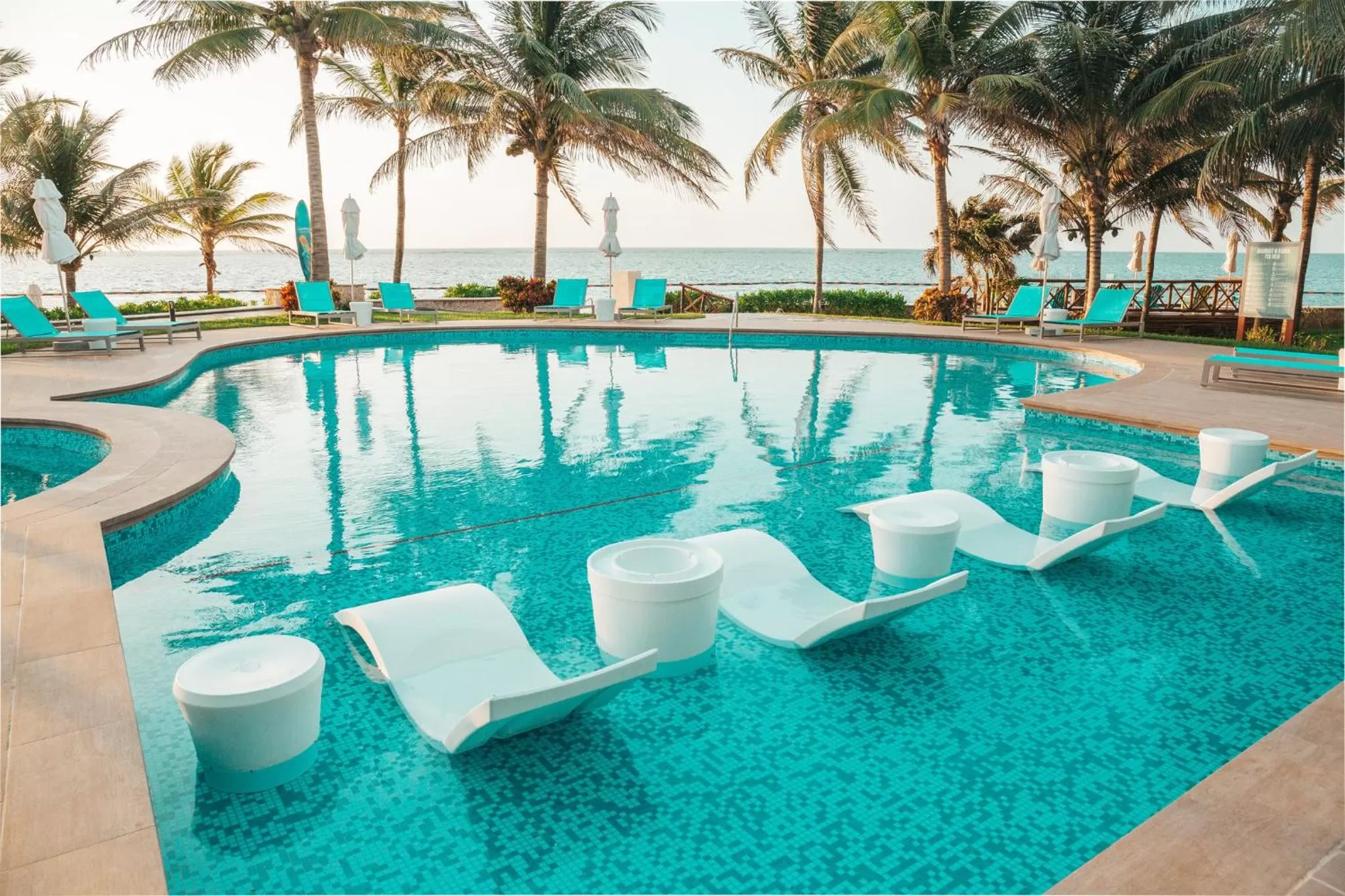 Swimming pool in Margaritaville Island Reserve Riviera Cancún - A Karisma All-Inclusive Experience for All