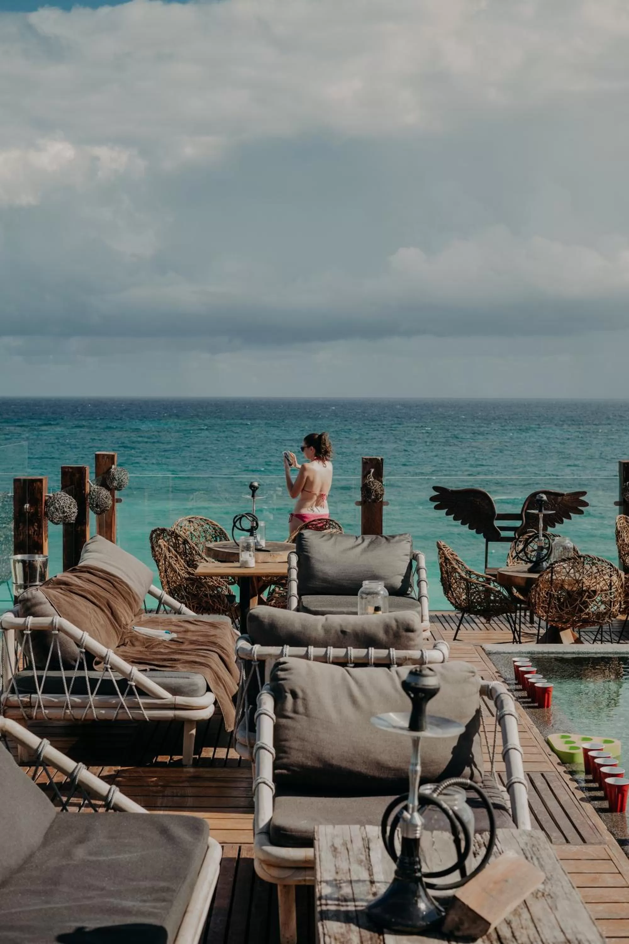 Balcony/Terrace in Hotelito Azul
