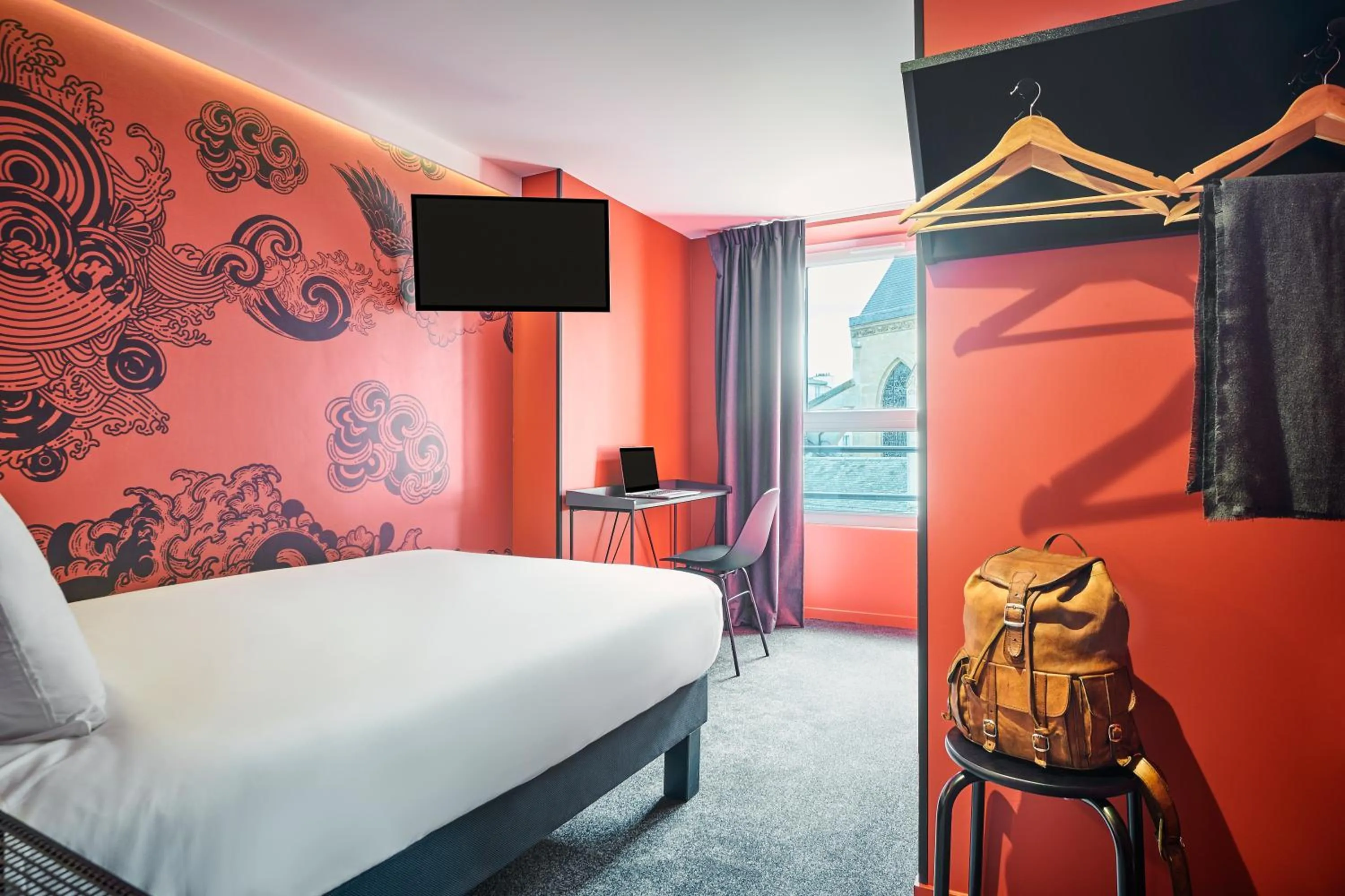 Photo of the whole room, Bed in Ibis Styles Paris Gare de l'Est Magenta