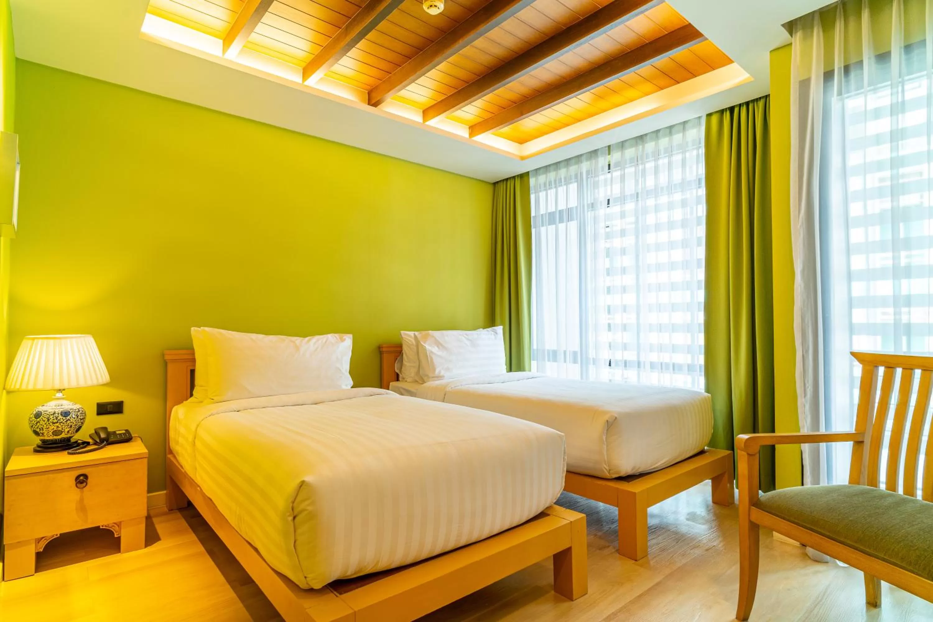 Photo of the whole room, Bed in Amber Boutique Silom