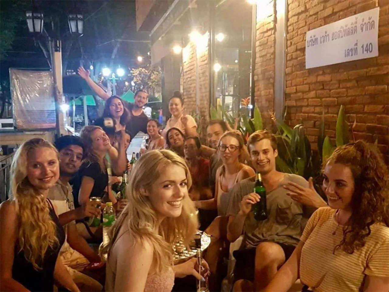 group of guests in The Printing House Poshtel