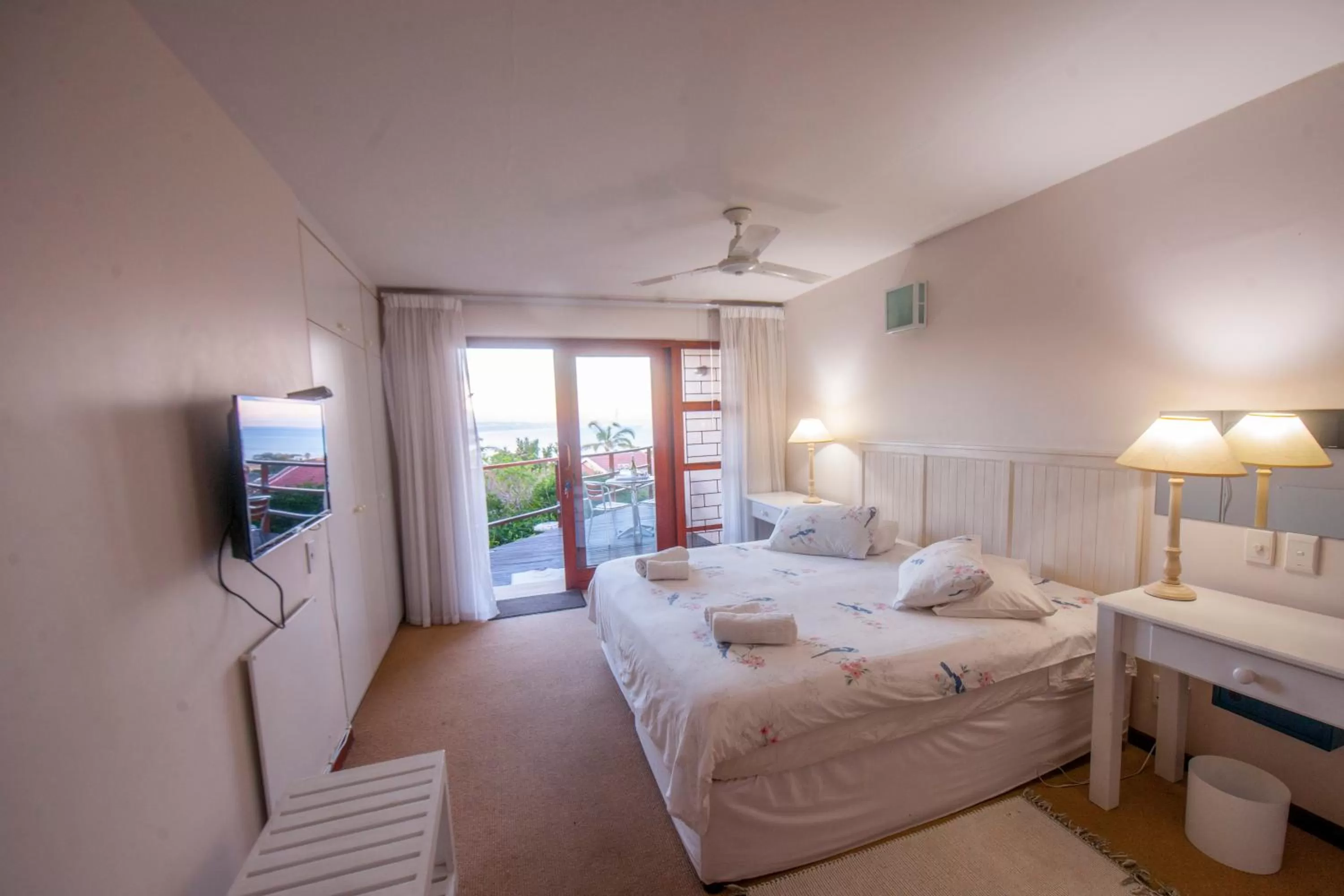 Bed in Panoramic Blue B&B