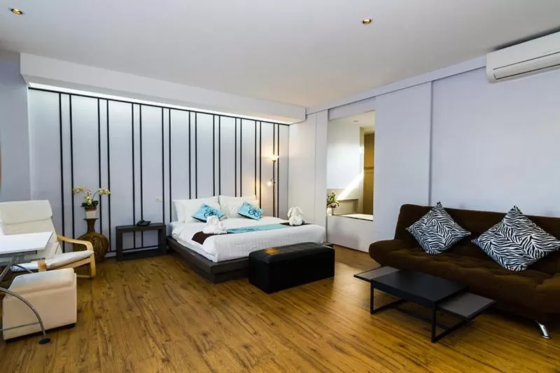 Bed in Panlaan Boutique Resort