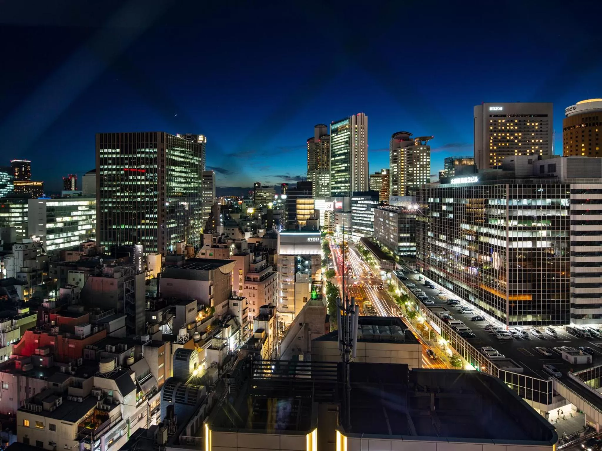City view in Hotel Monterey Le Frere Osaka