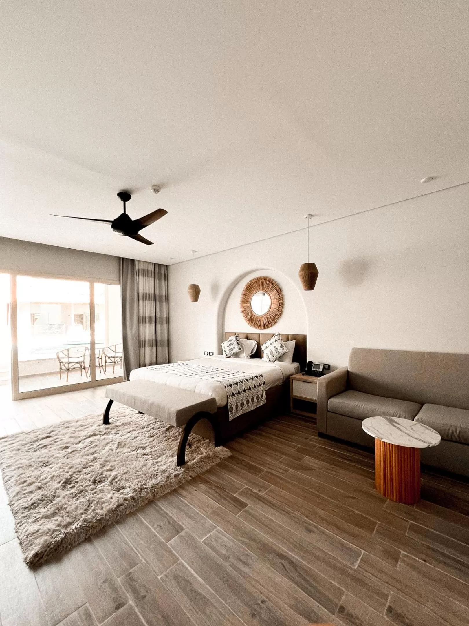 Bed in Panorama Bungalows Resort El Gouna