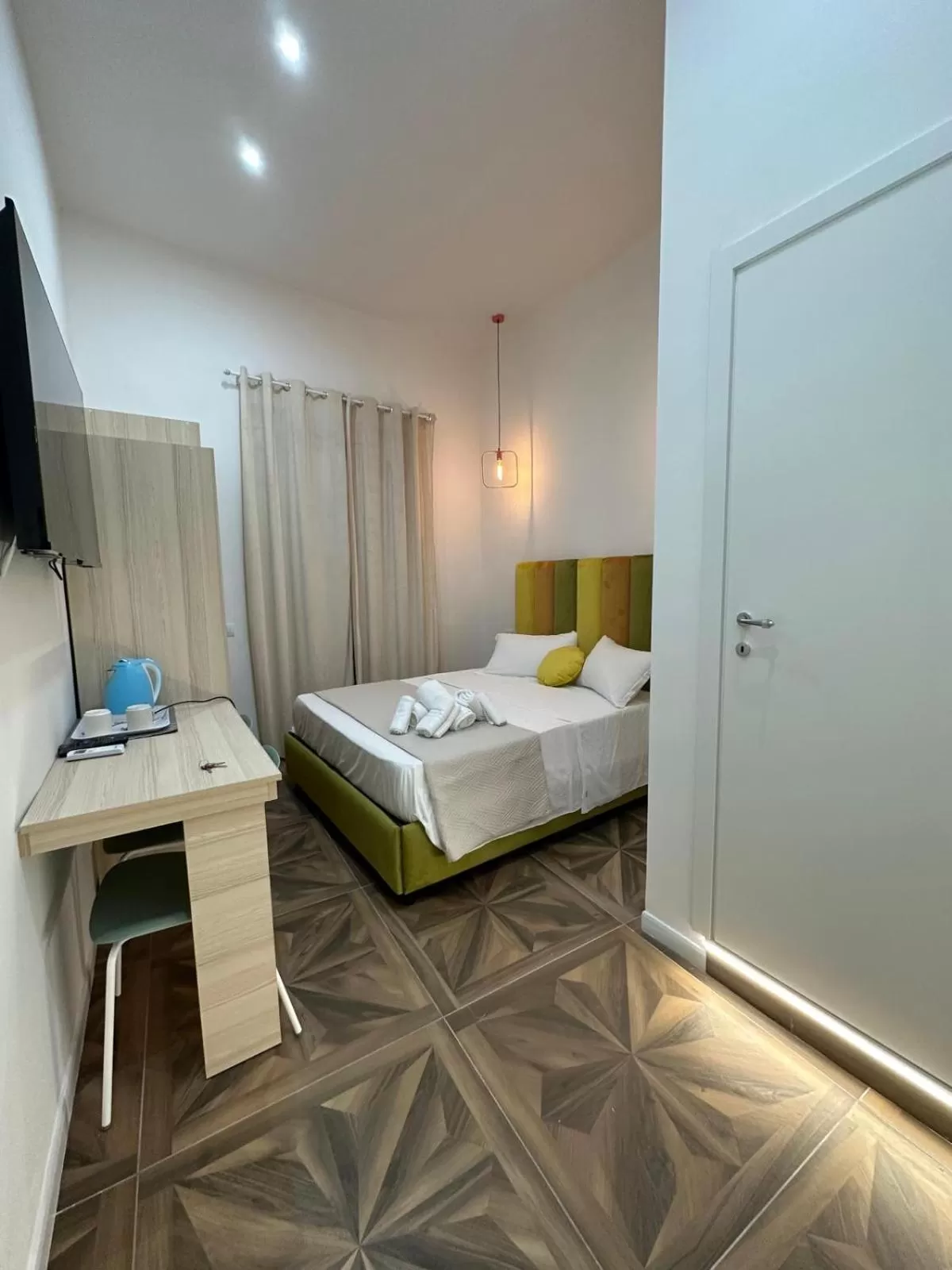 Bed in San Ferdinando suite room